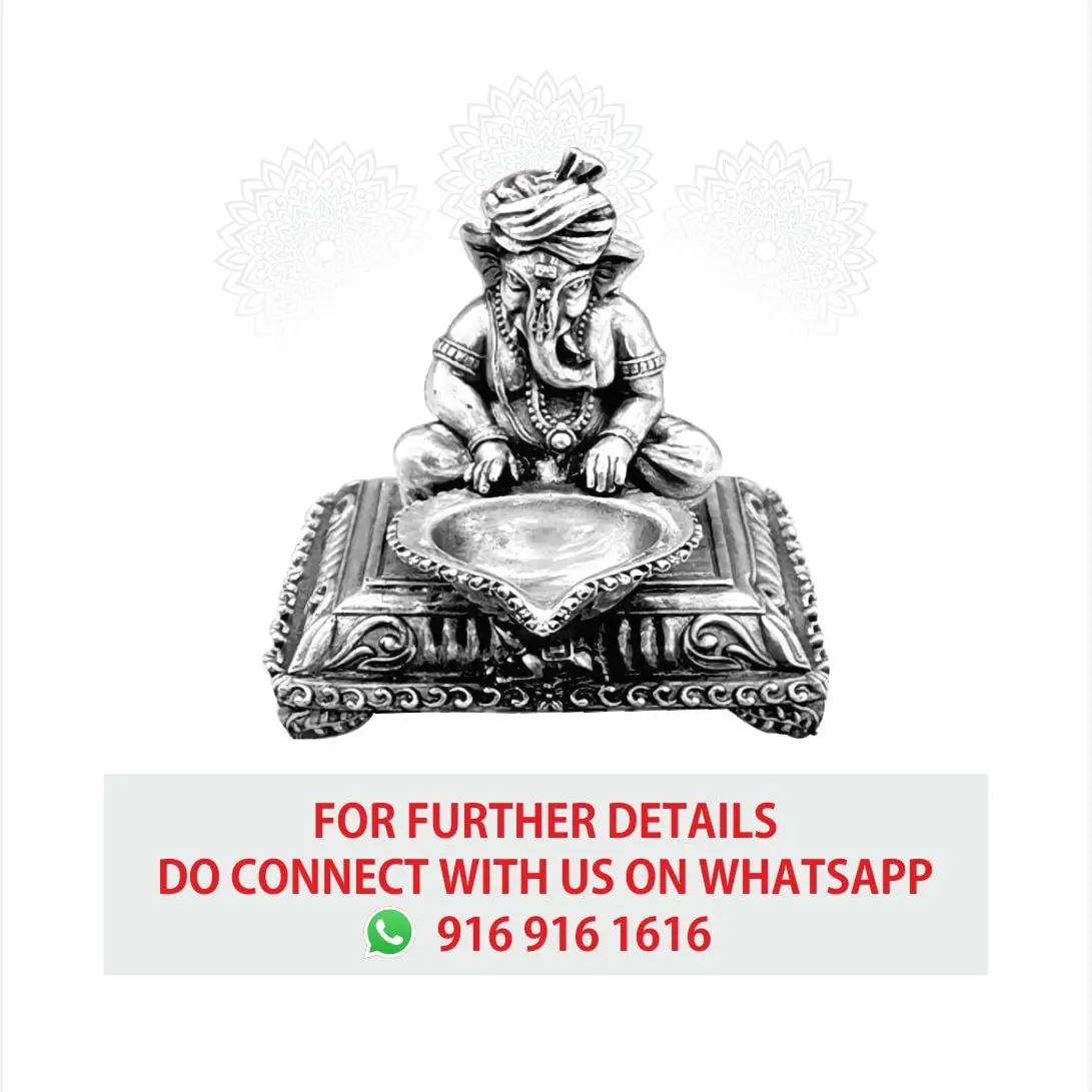 3 D Ganesh Hand Diya