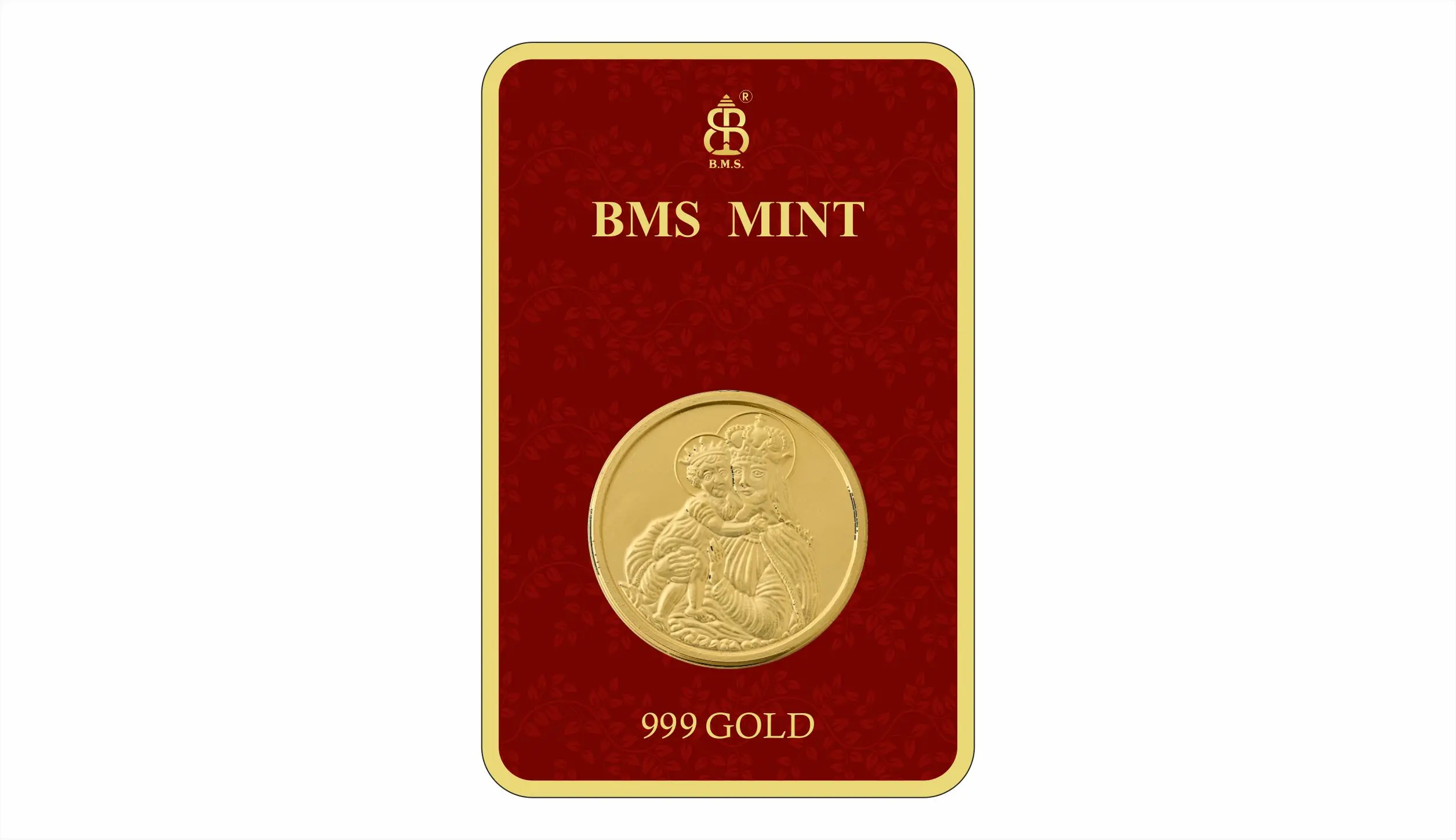 200 Mg Gold Coin Mother Merry Square Packing