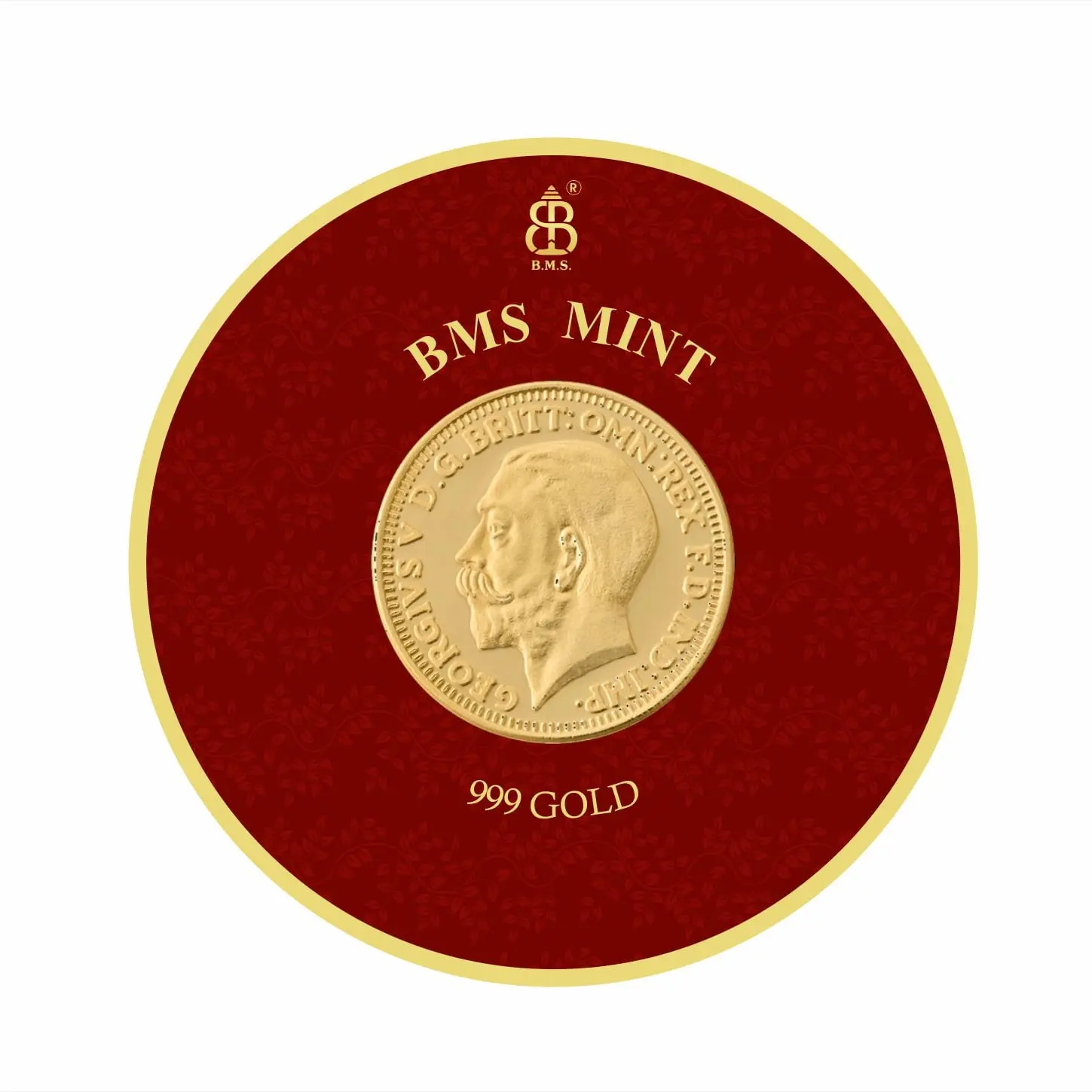200 Mg Gold Coin King George Round Packing