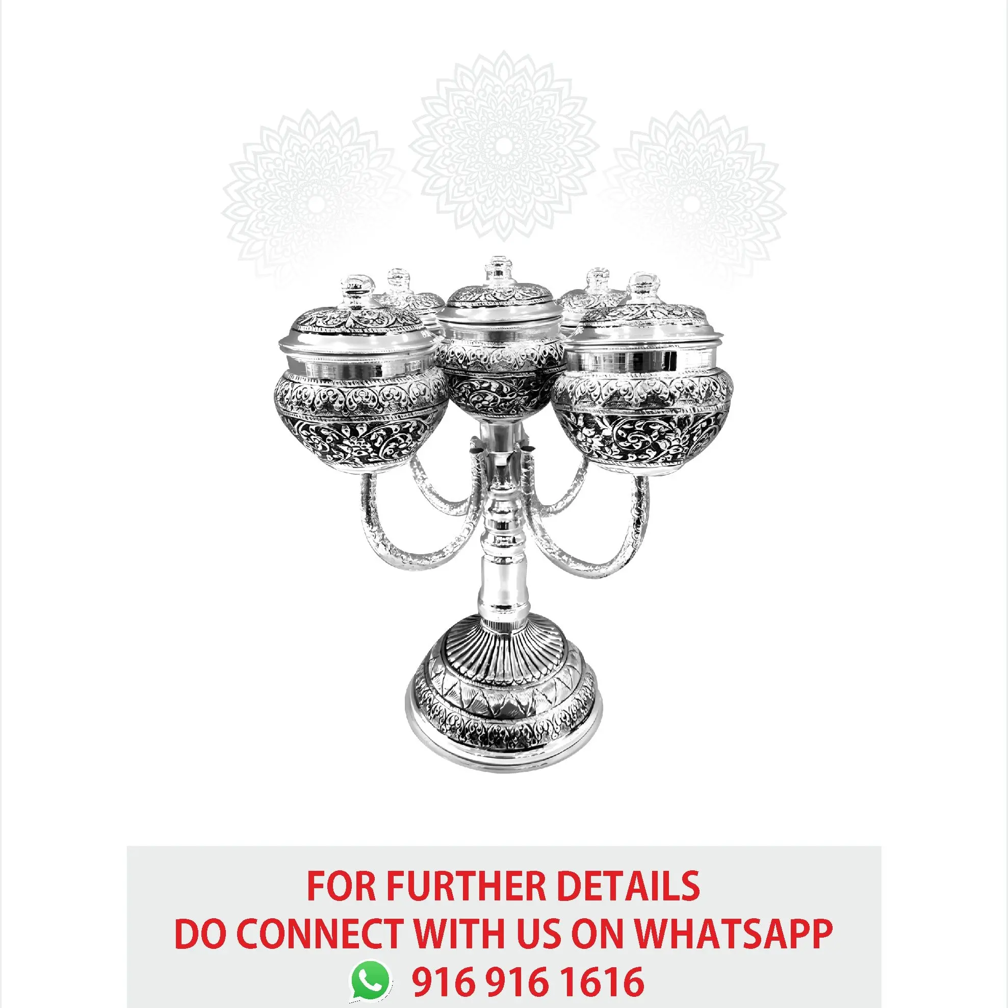 Round Dry Fruit Box With Stand