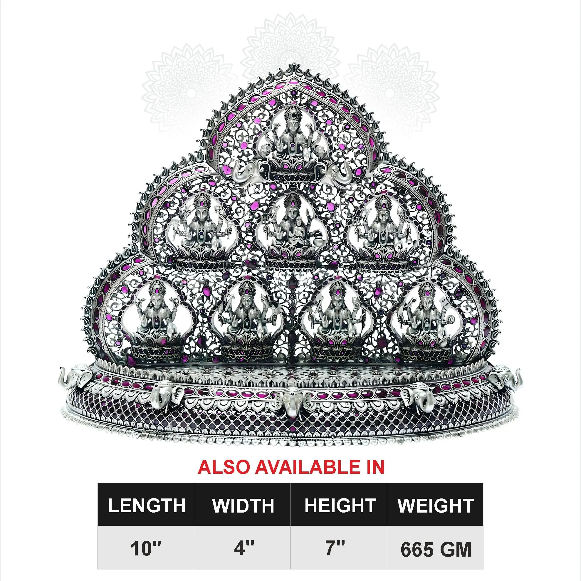 Astalakshmi With Ruby Stone
