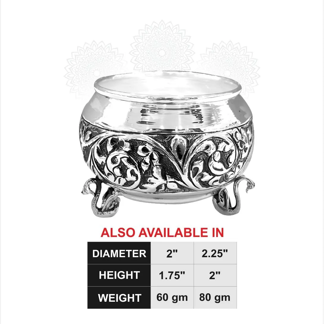 Swan Leg Asha Bowl Silver Idol