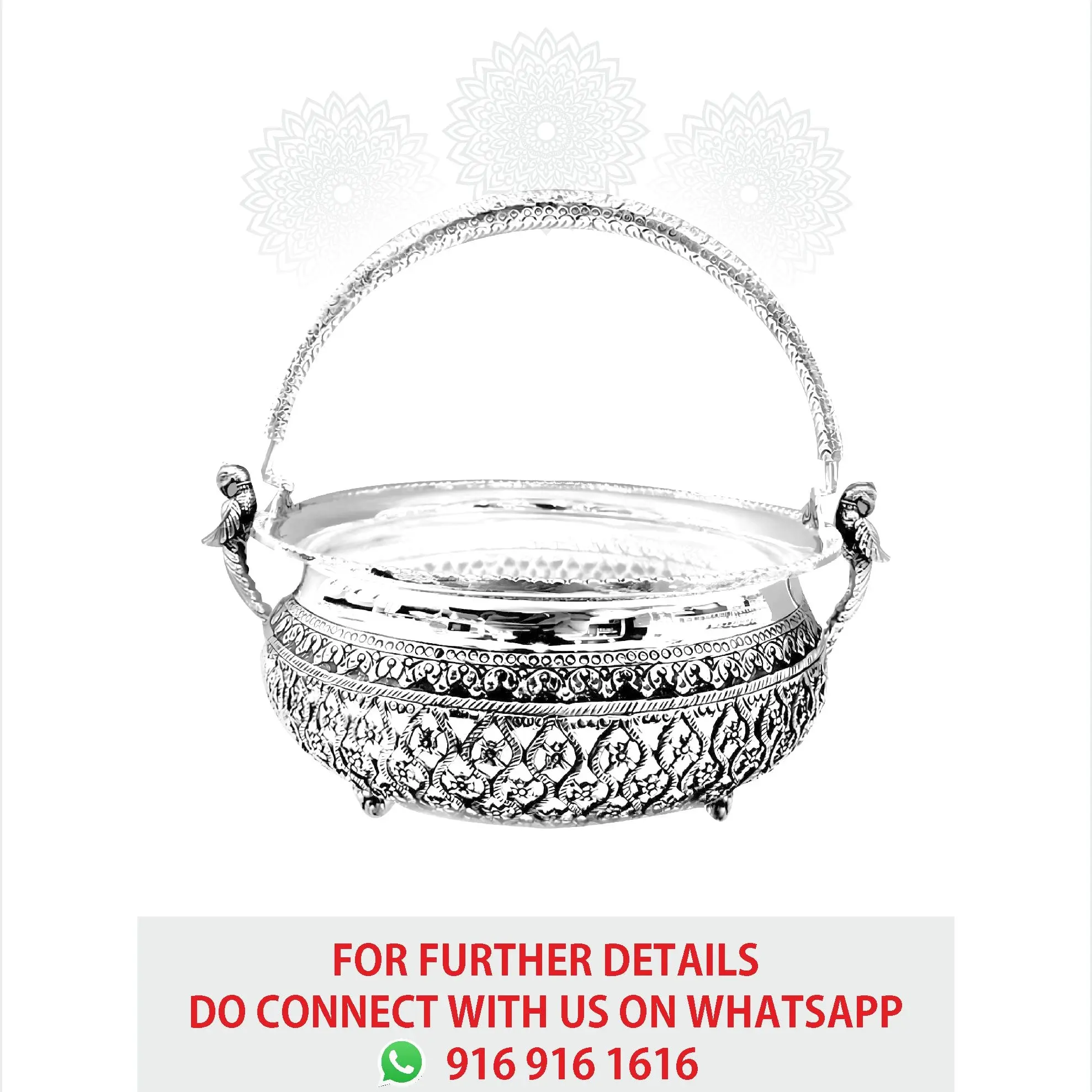 Jali Nakash Flower Basket