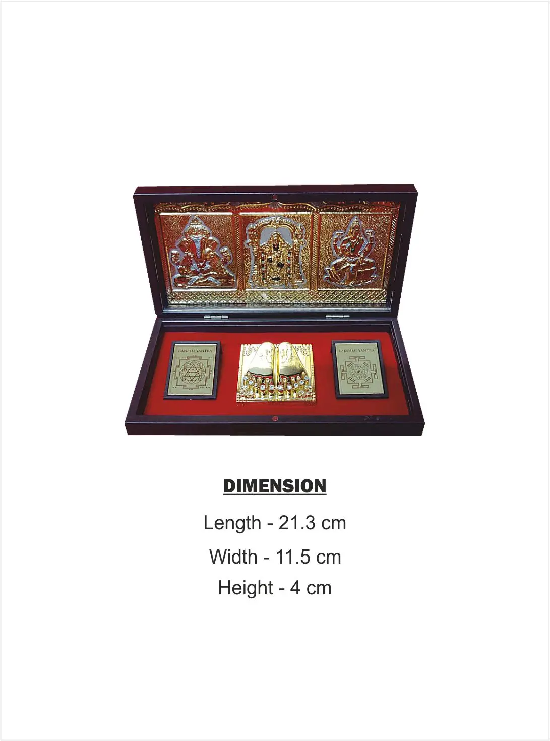 Ganapathi Balaji Lakshami Charan Paduka Gift With Box