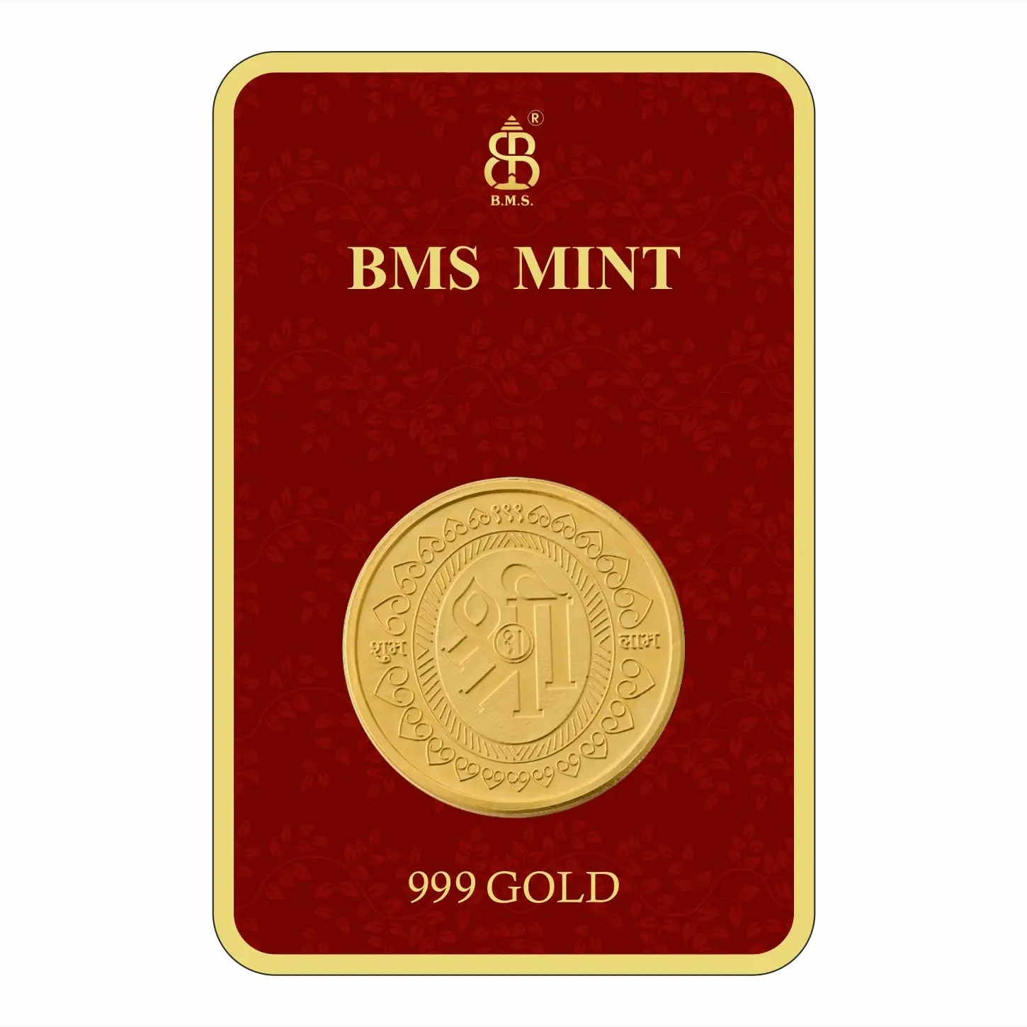 200 Mg Gold Coin Shree Square Packing