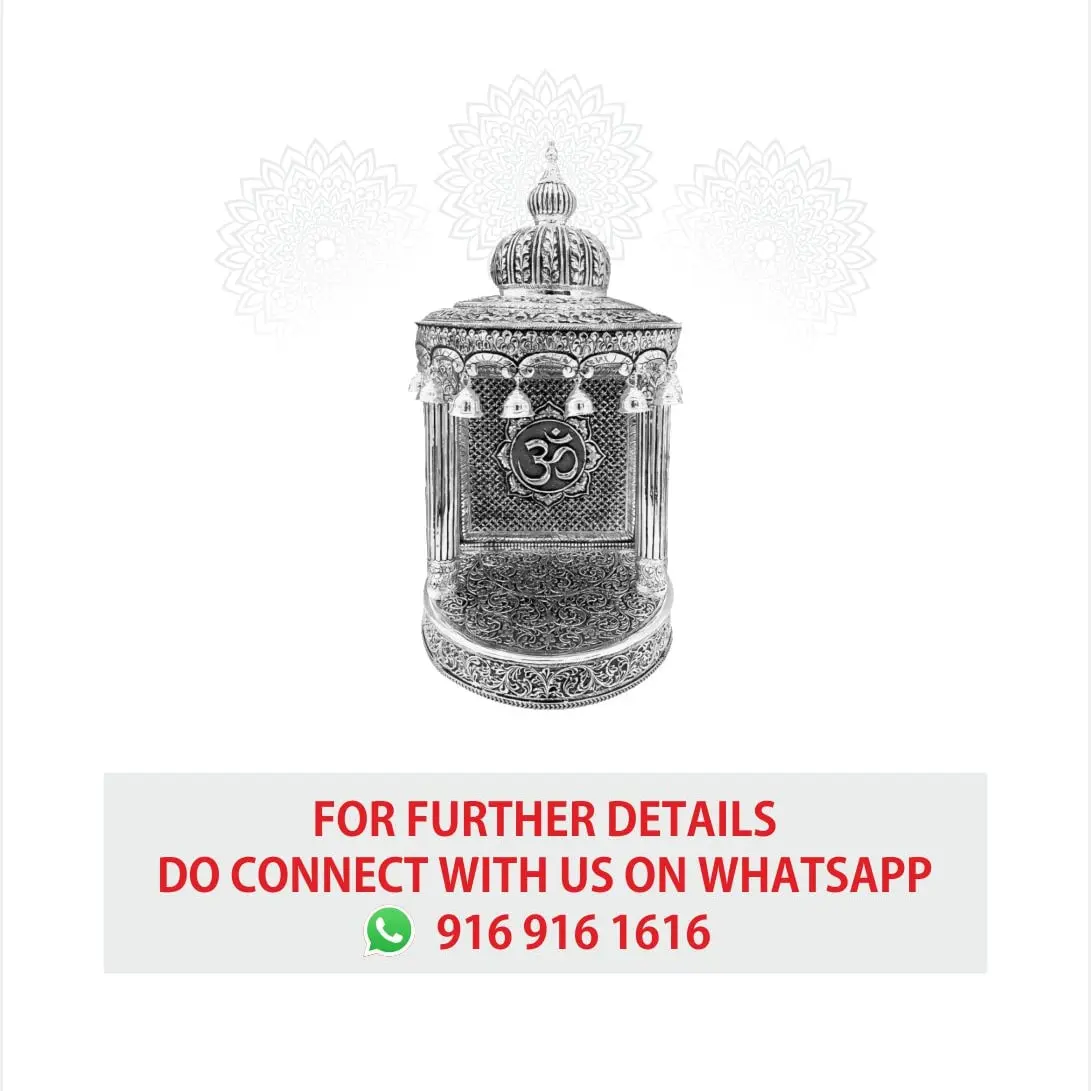 Mandir Silver Idol