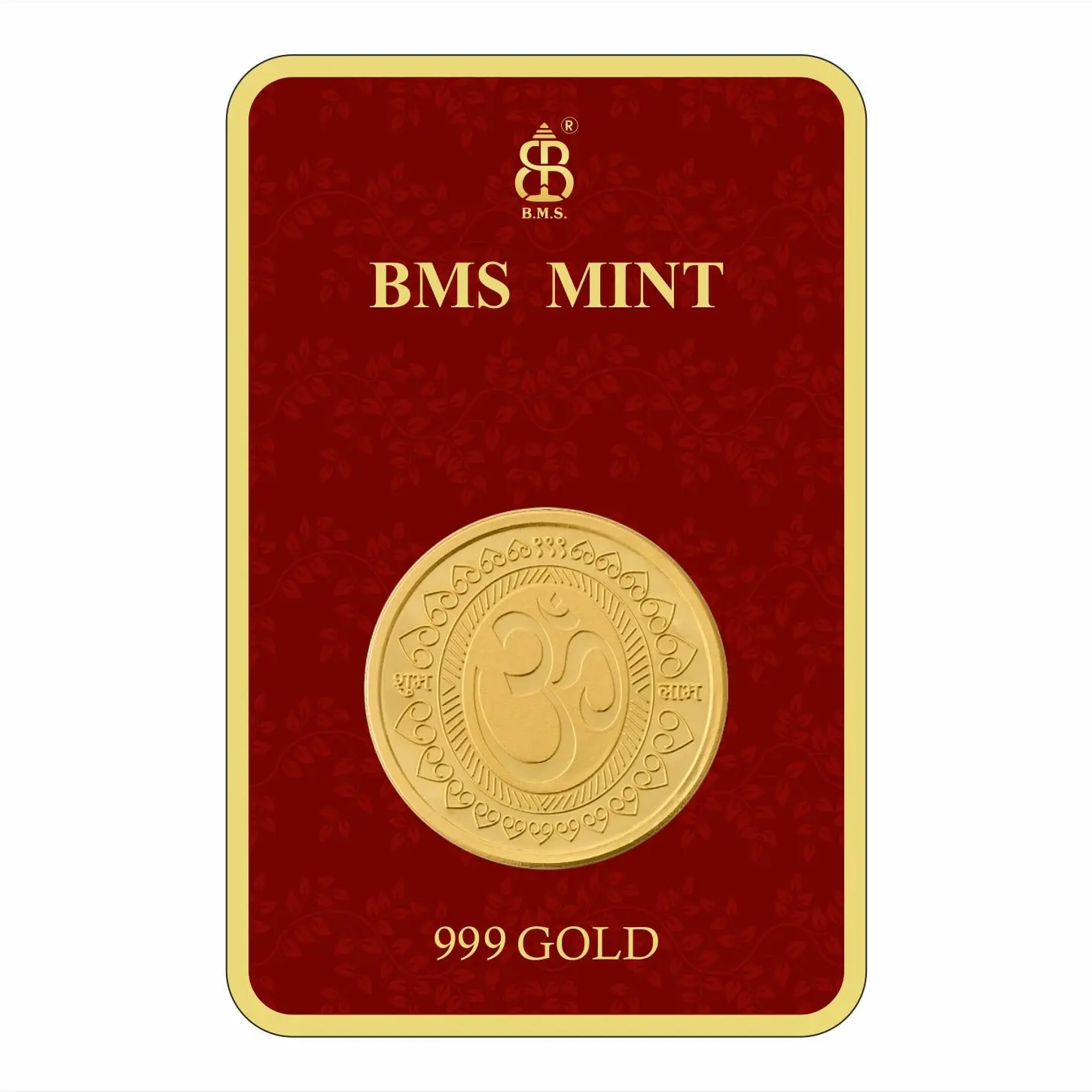100 Mg Gold Coin Om Square Packing