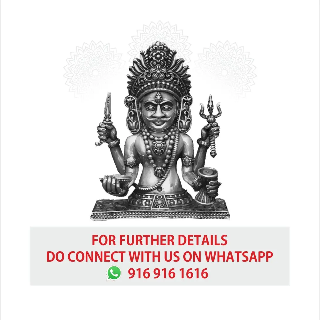 Nakoda Bhairav Silver Idol