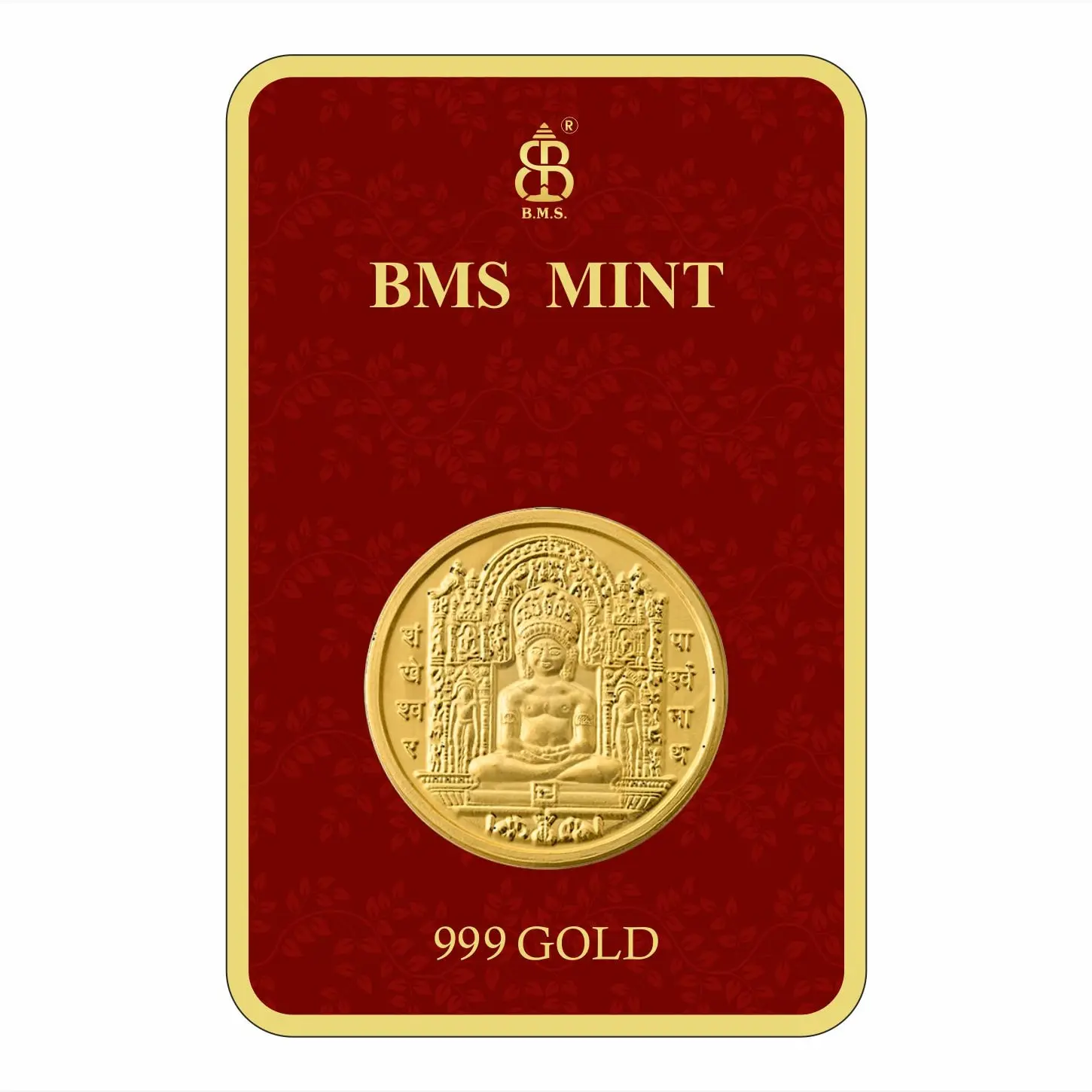200 Mg Gold Coin Sankeshwara Parshwanatha Square Packing