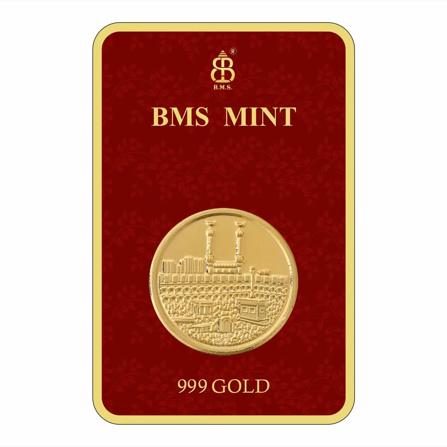 50 Mg Gold Coin Makka Madina Square Packing