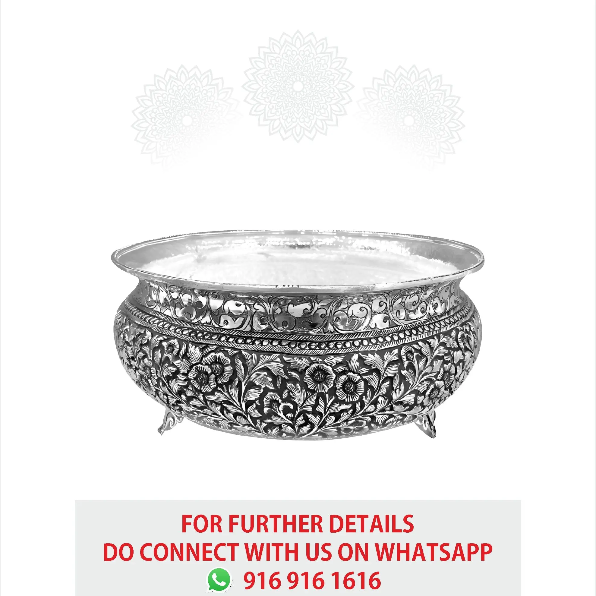 Round Flower Leaf Nakash Urali