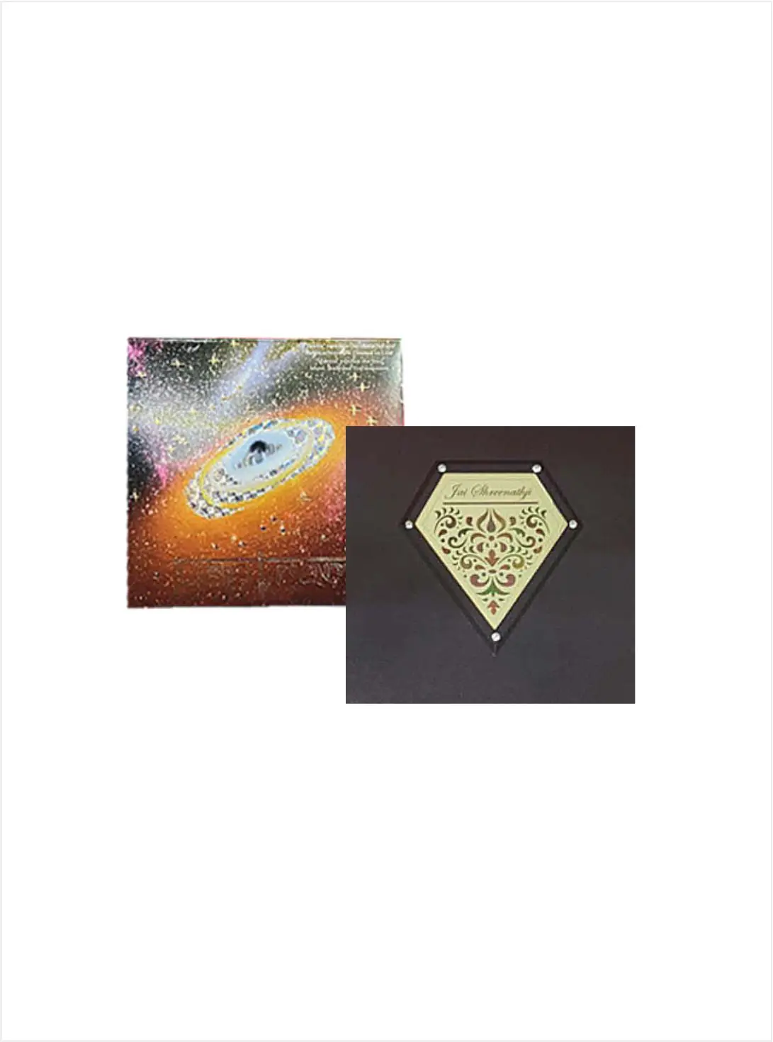 3 D Shreenathji Charan Paduka Gift With Box