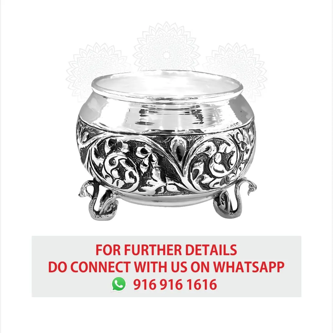 Swan Leg Asha Bowl Silver Idol