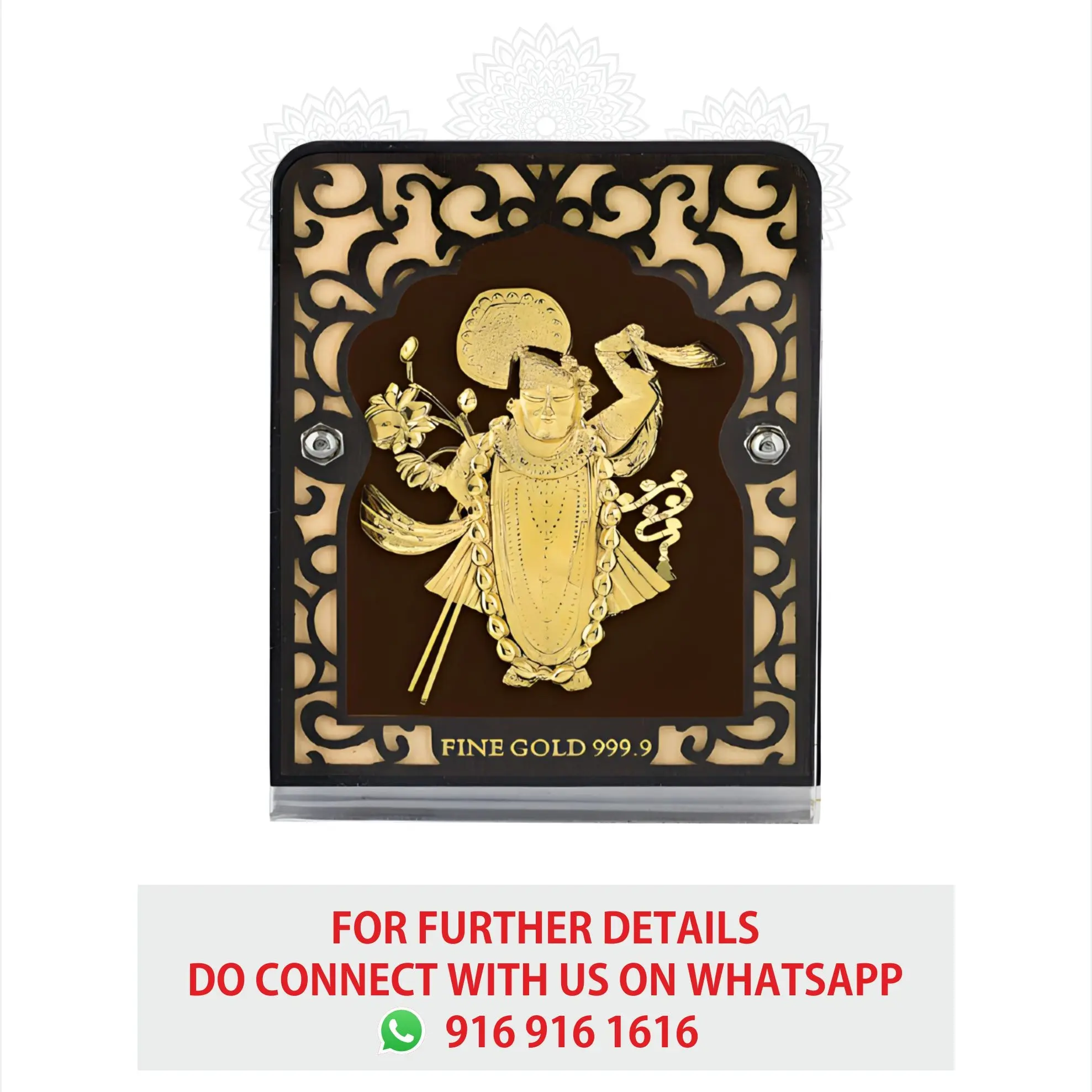 Shrinathji Gold Frame
