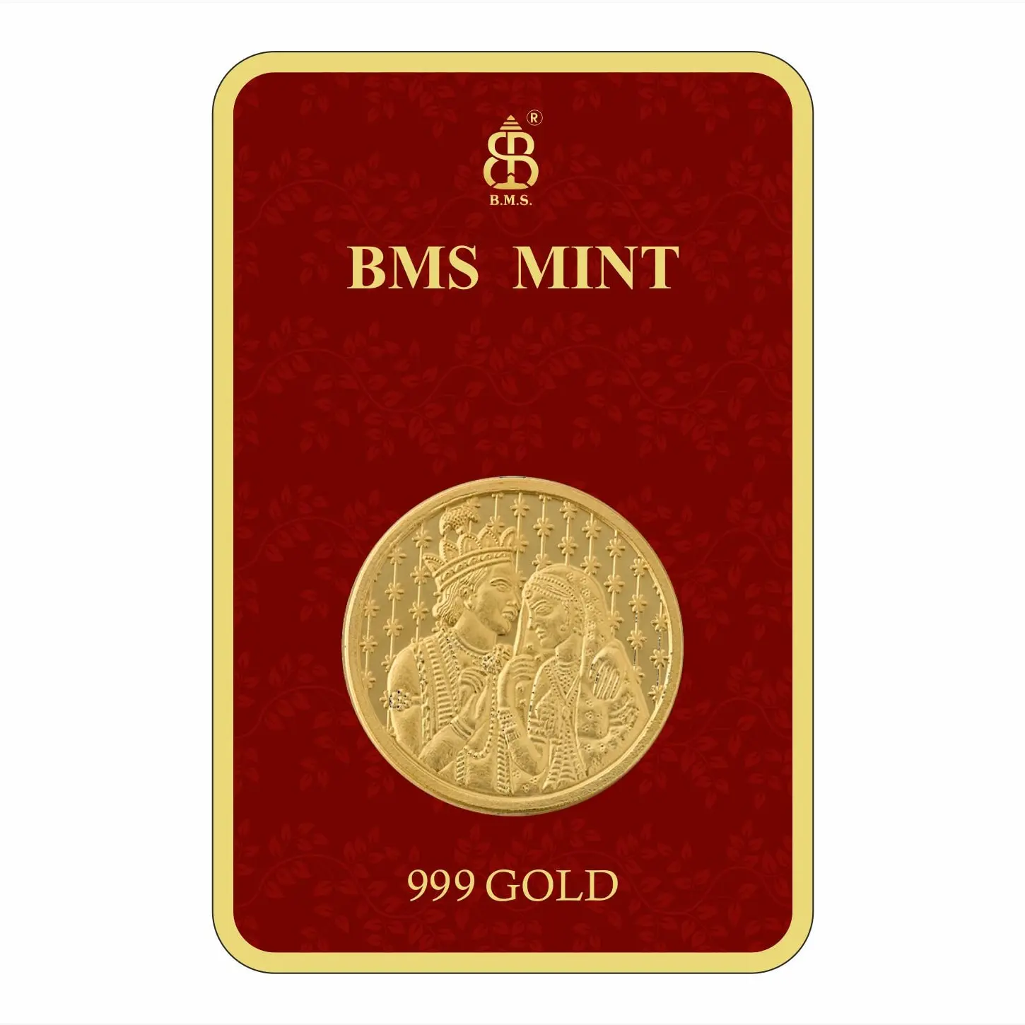 100 Mg Gold Coin Wedding Square Packing