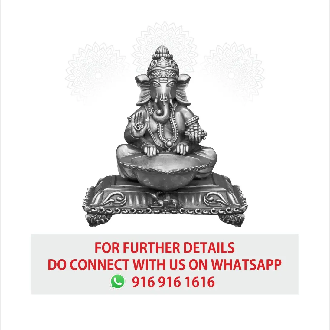 3 D Ganehs Deepam Silver Idol