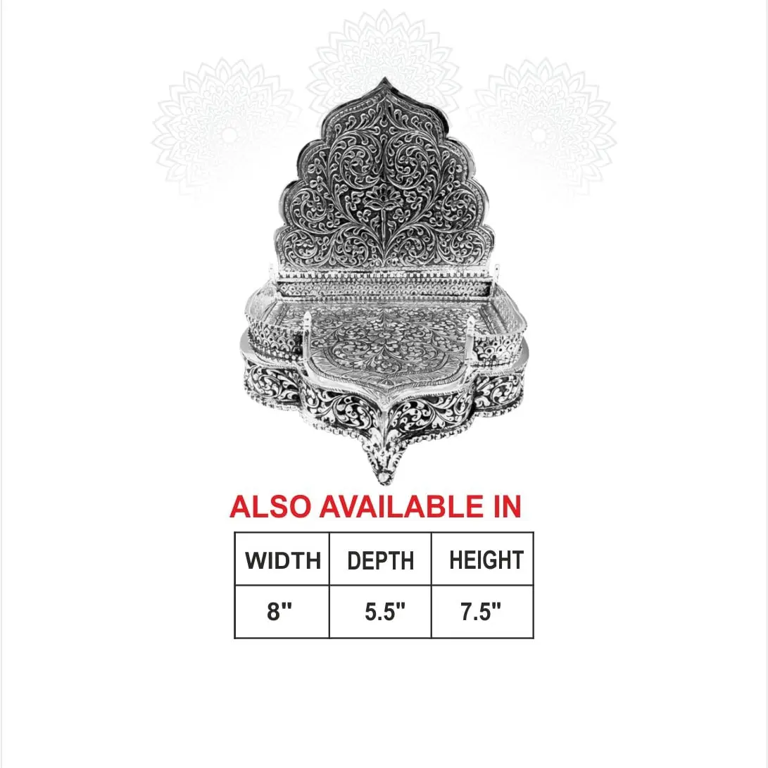 Curve Singhasan Silver Idol