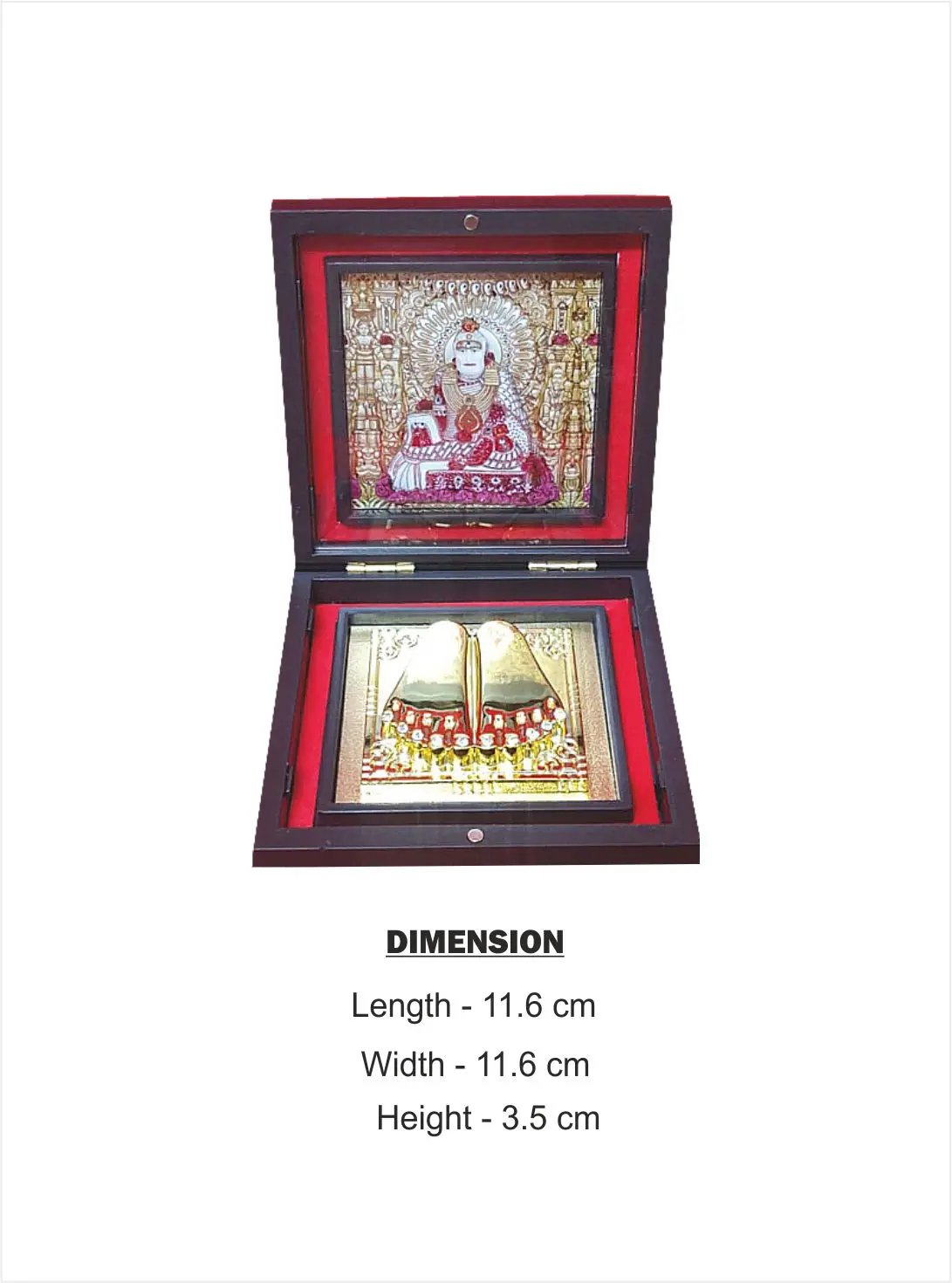 Rajendra Gurudev Charan Paduka Gift With Box