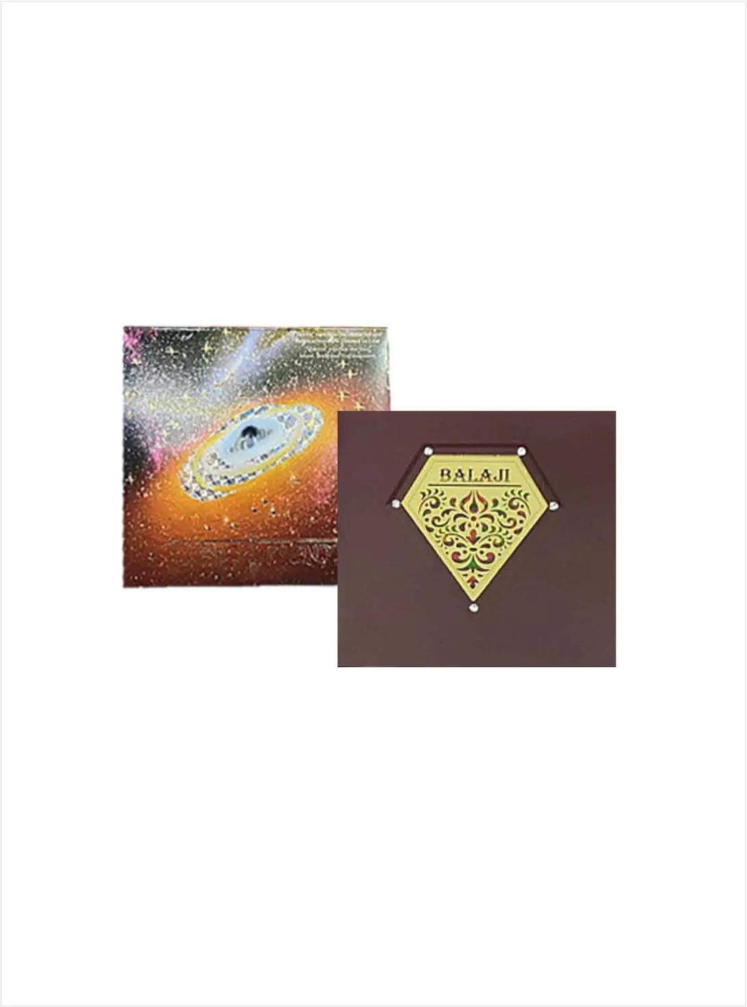 Tirupati Balaji Charan Paduka Gift With Box