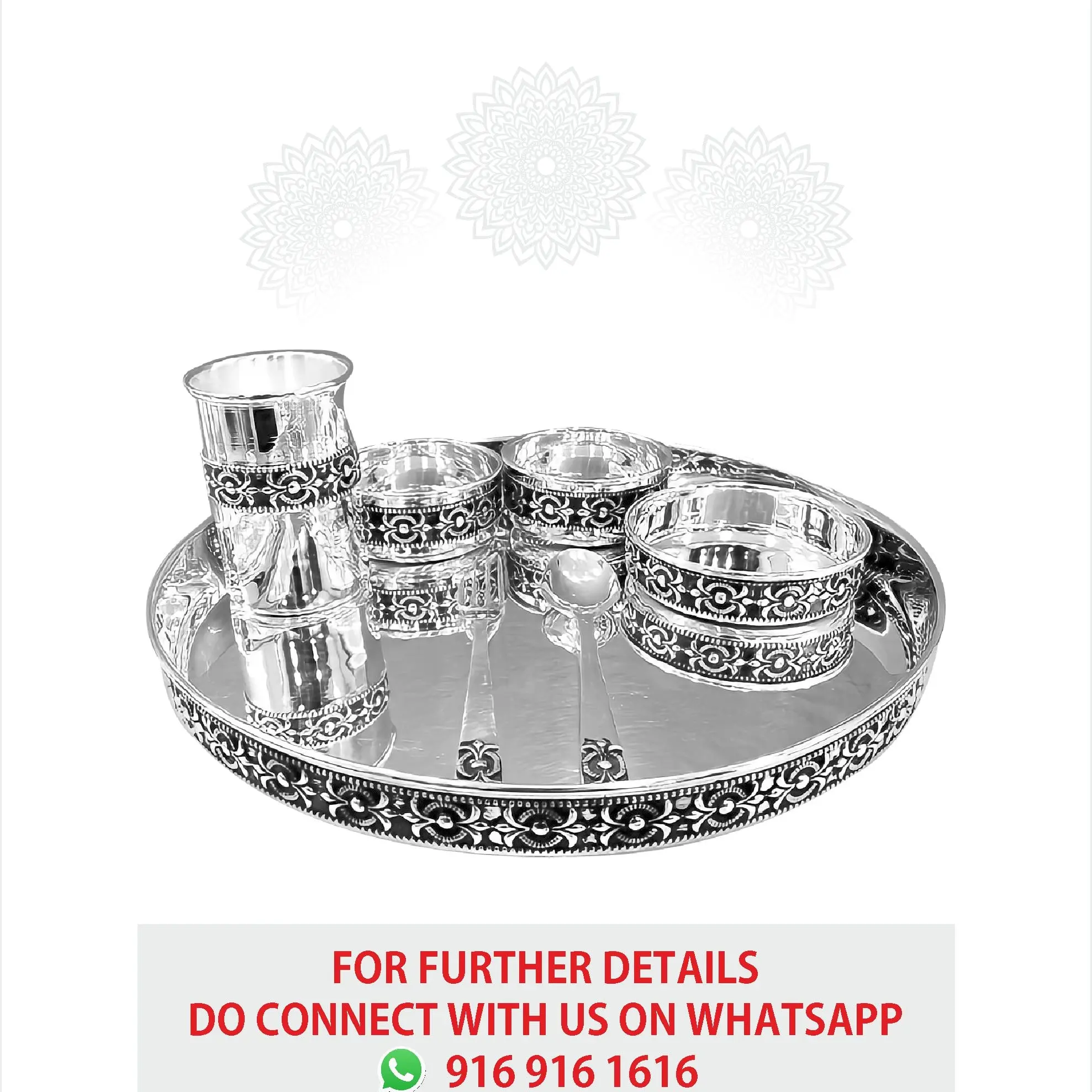 Flower  Leaf Nakash Dinner Set