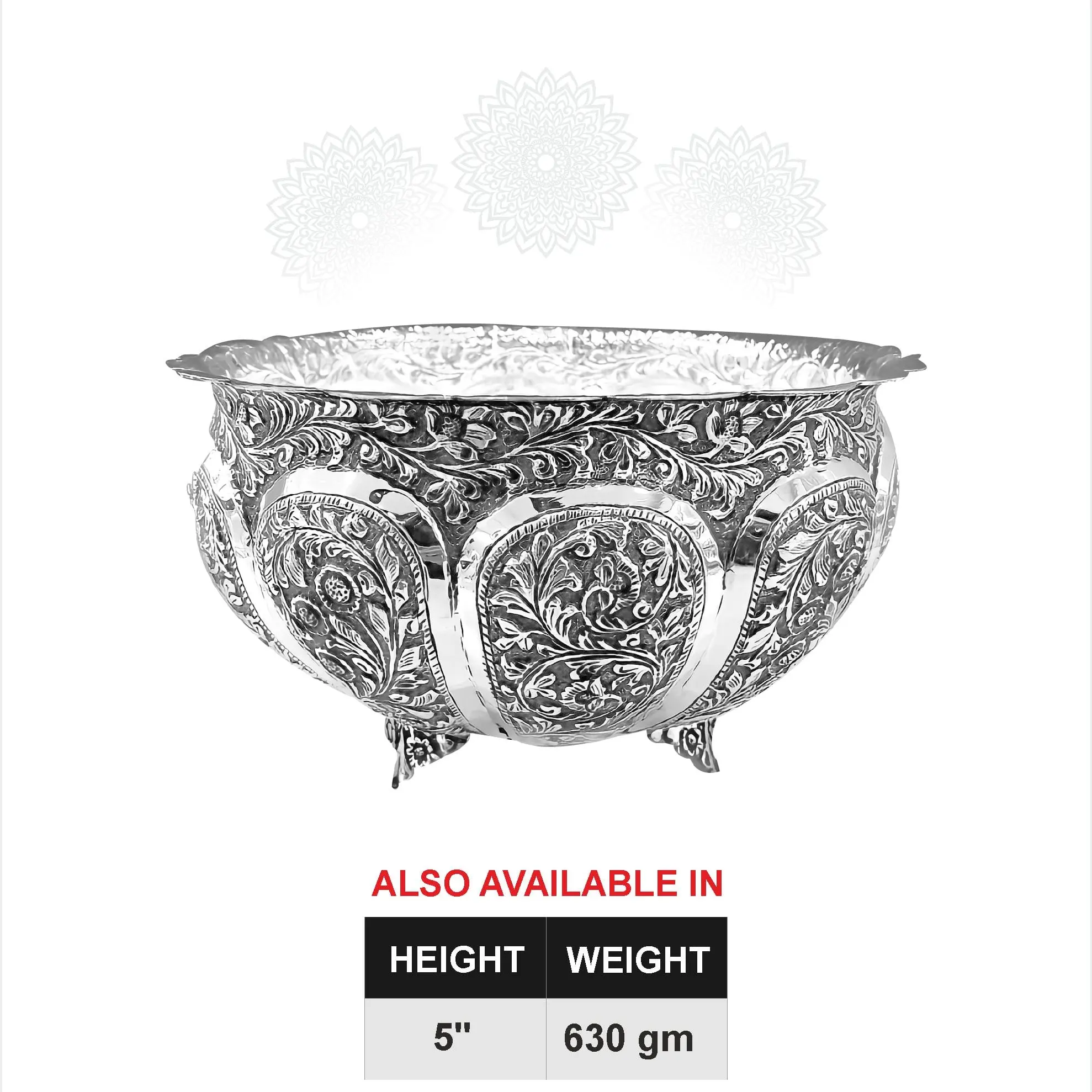 Curve Leaf Nakash Fruit Bowl