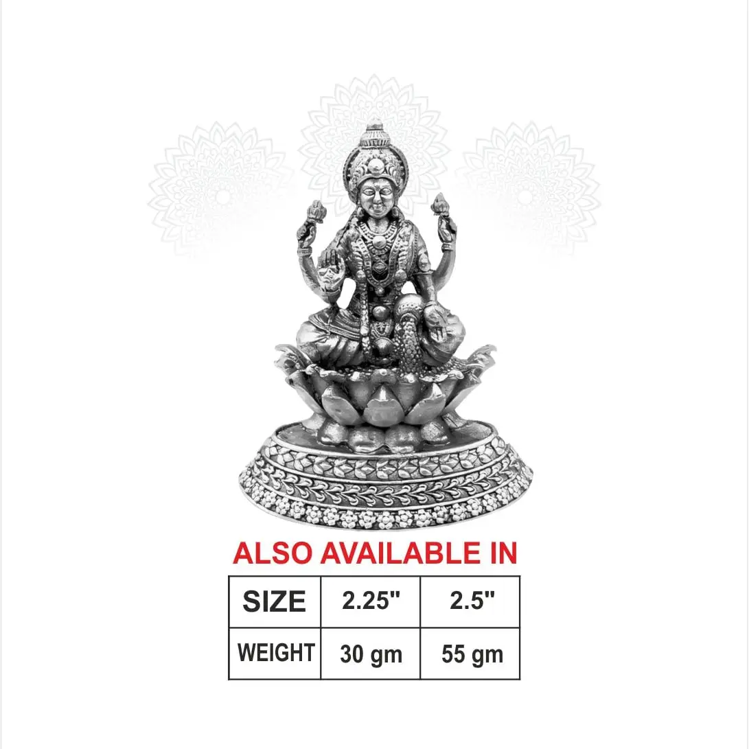 2 D Lakshmi Silver Idol