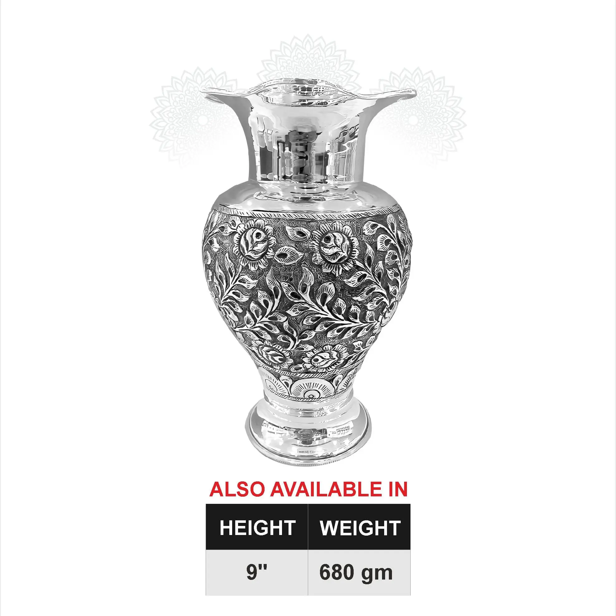 Big Leaf Nakash Flower Pot