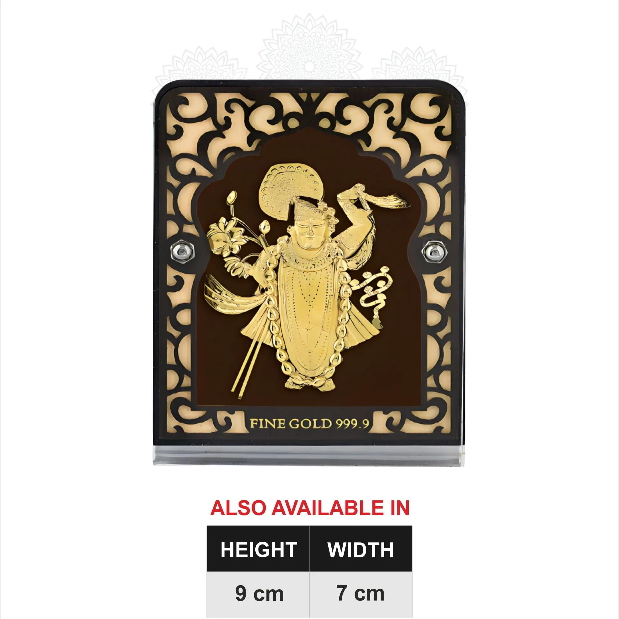 Shrinathji Gold Frame