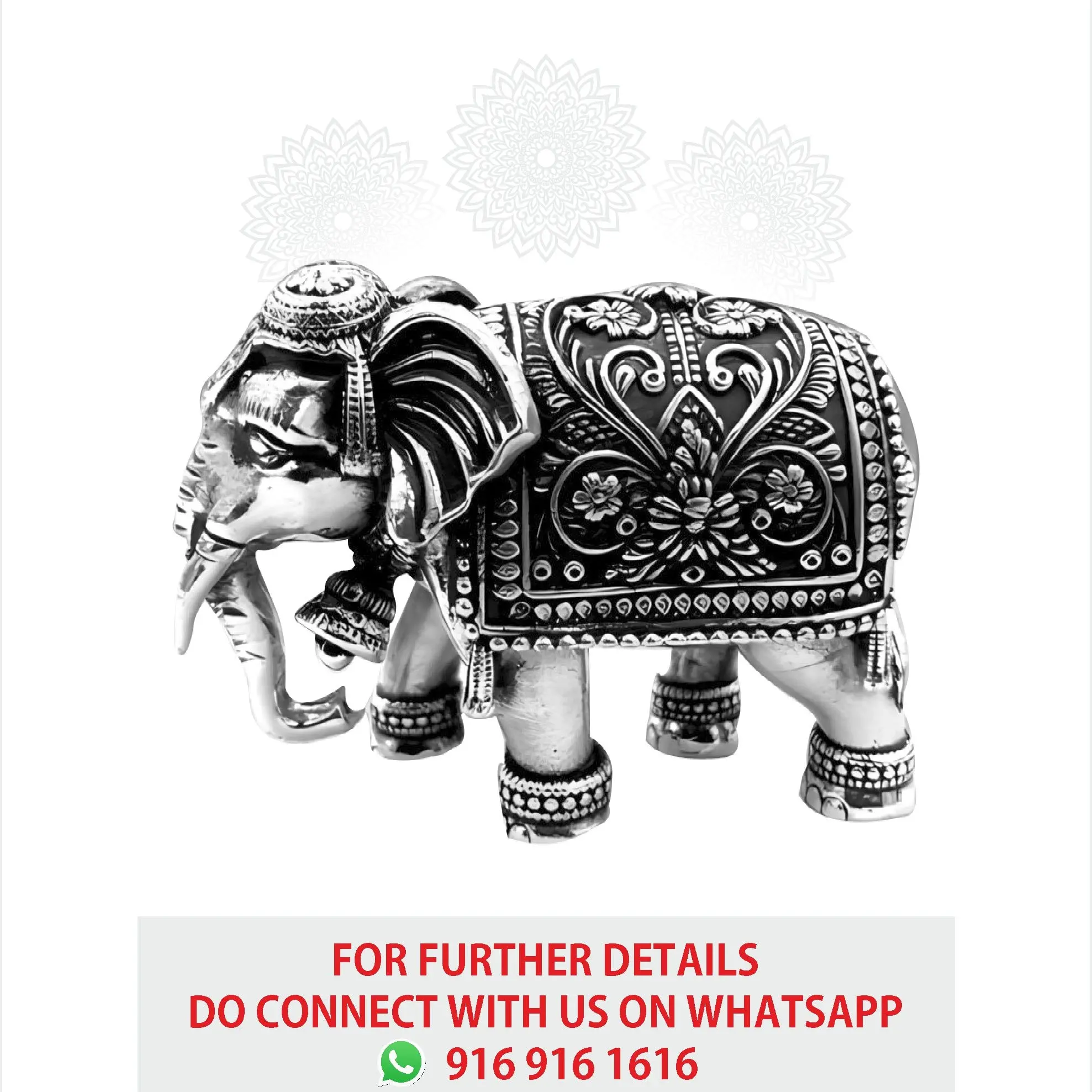 Nakash Elephant With Hanging Bell