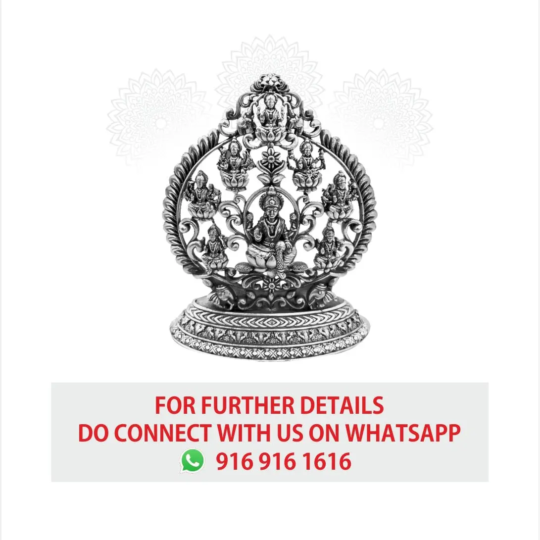 2 D Asthalakshmi Silver Idol