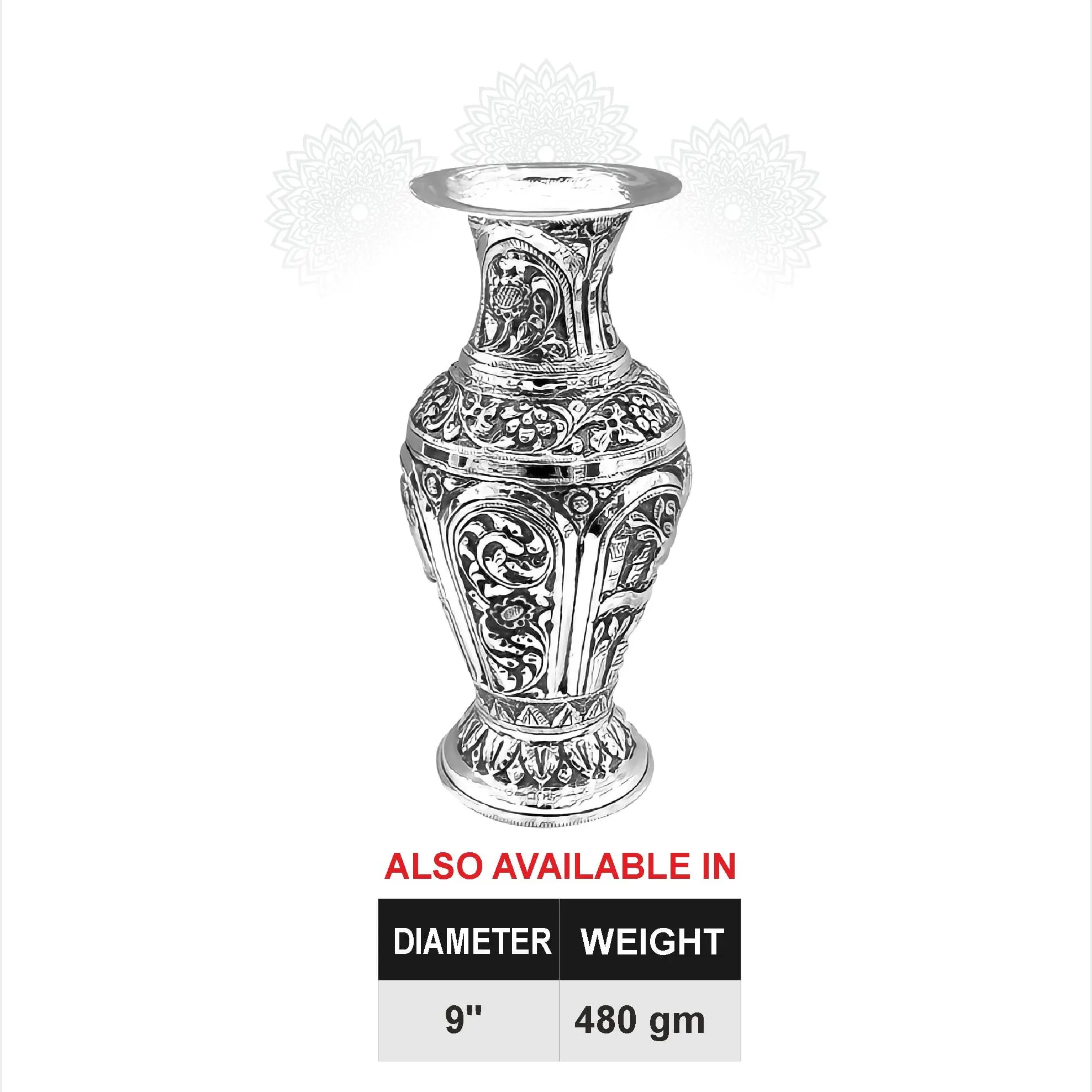 Small Arch Leaf Nakash Flower Pot