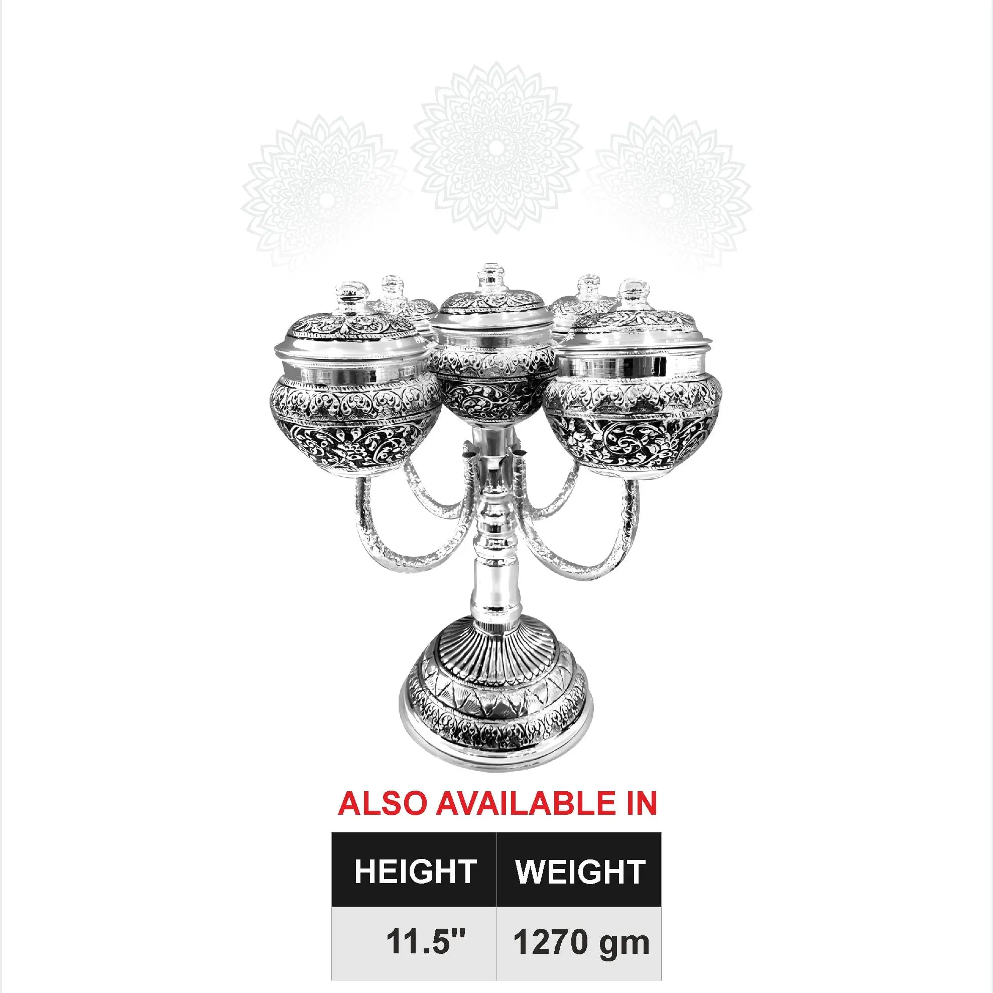 Round Dry Fruit Box With Stand