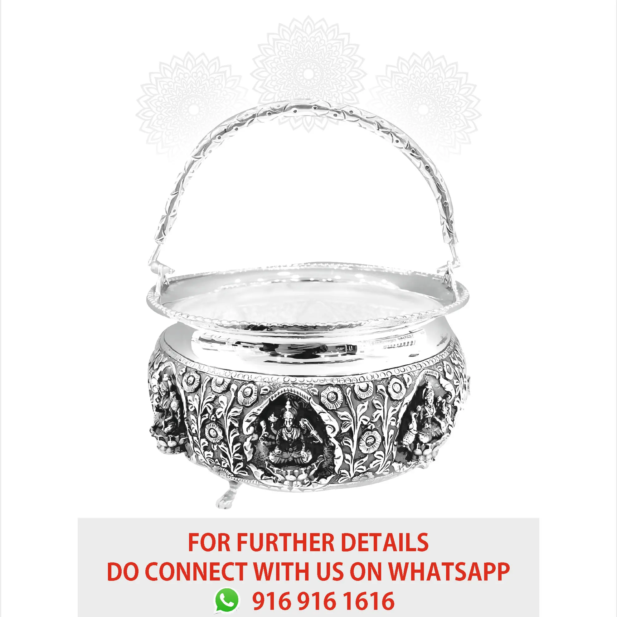 Astalakshmi Nakash Round Flower Baksket