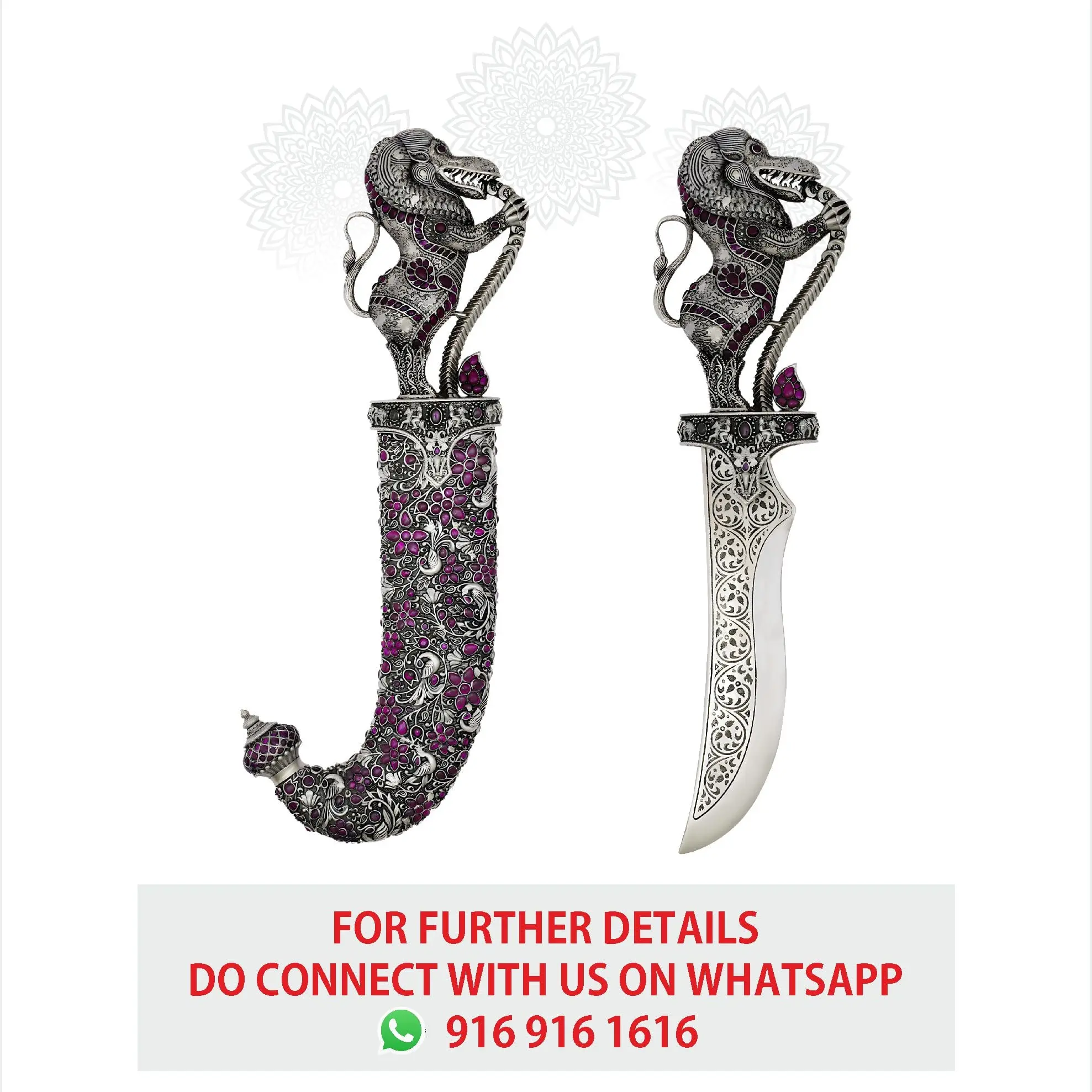 Dragon Nakash Kattar With Ruby Stone