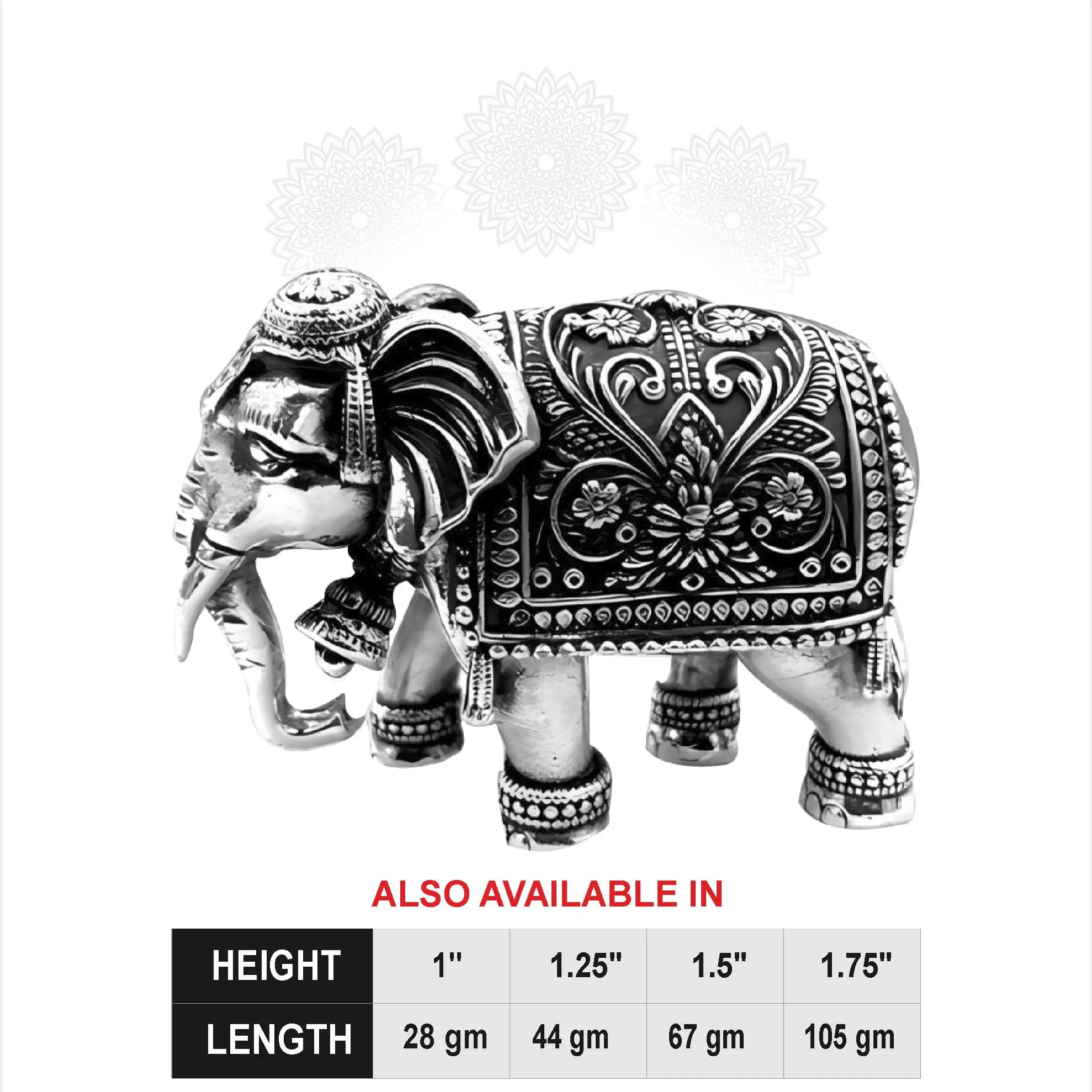 Nakash Elephant With Hanging Bell