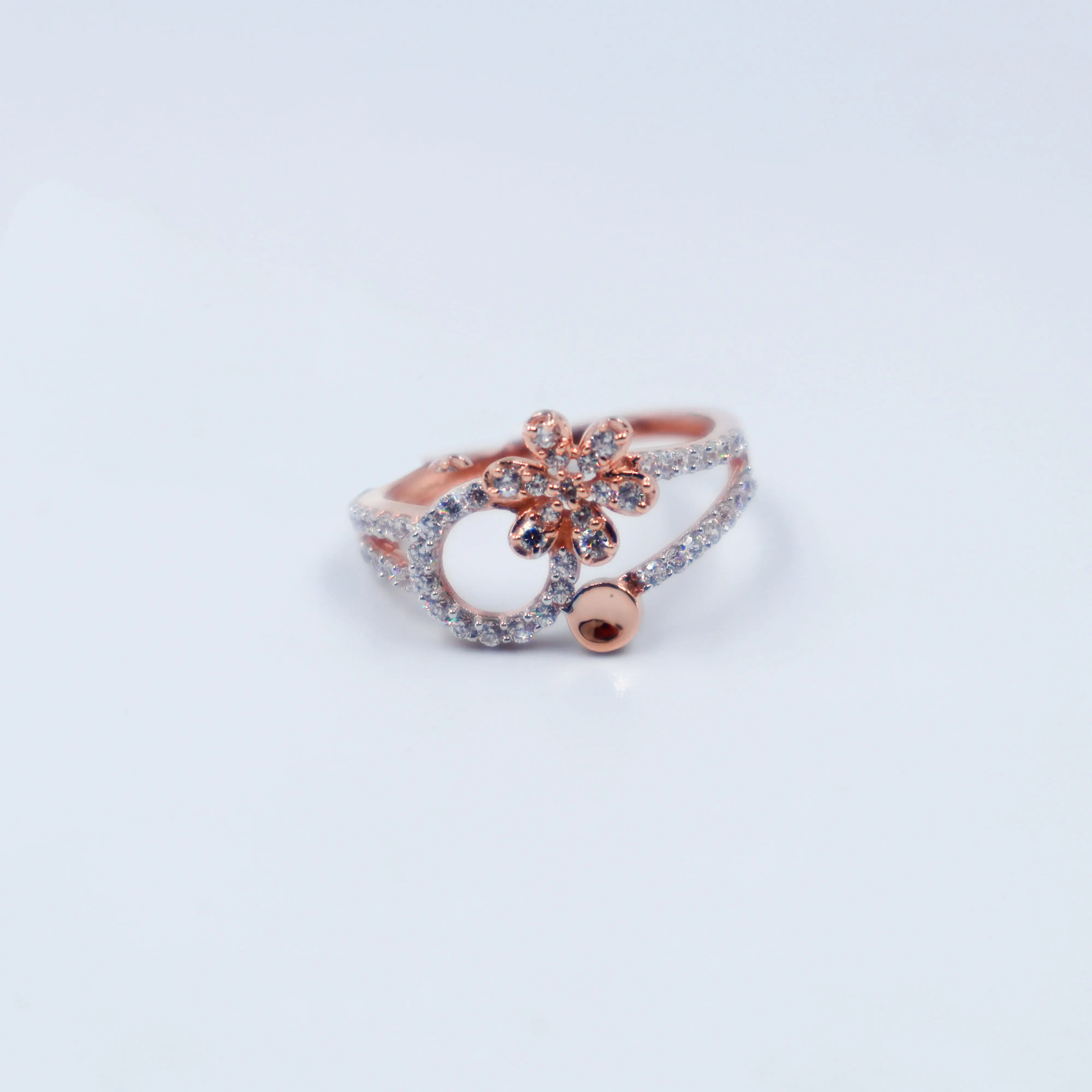 Rose Gold Ladies Ring