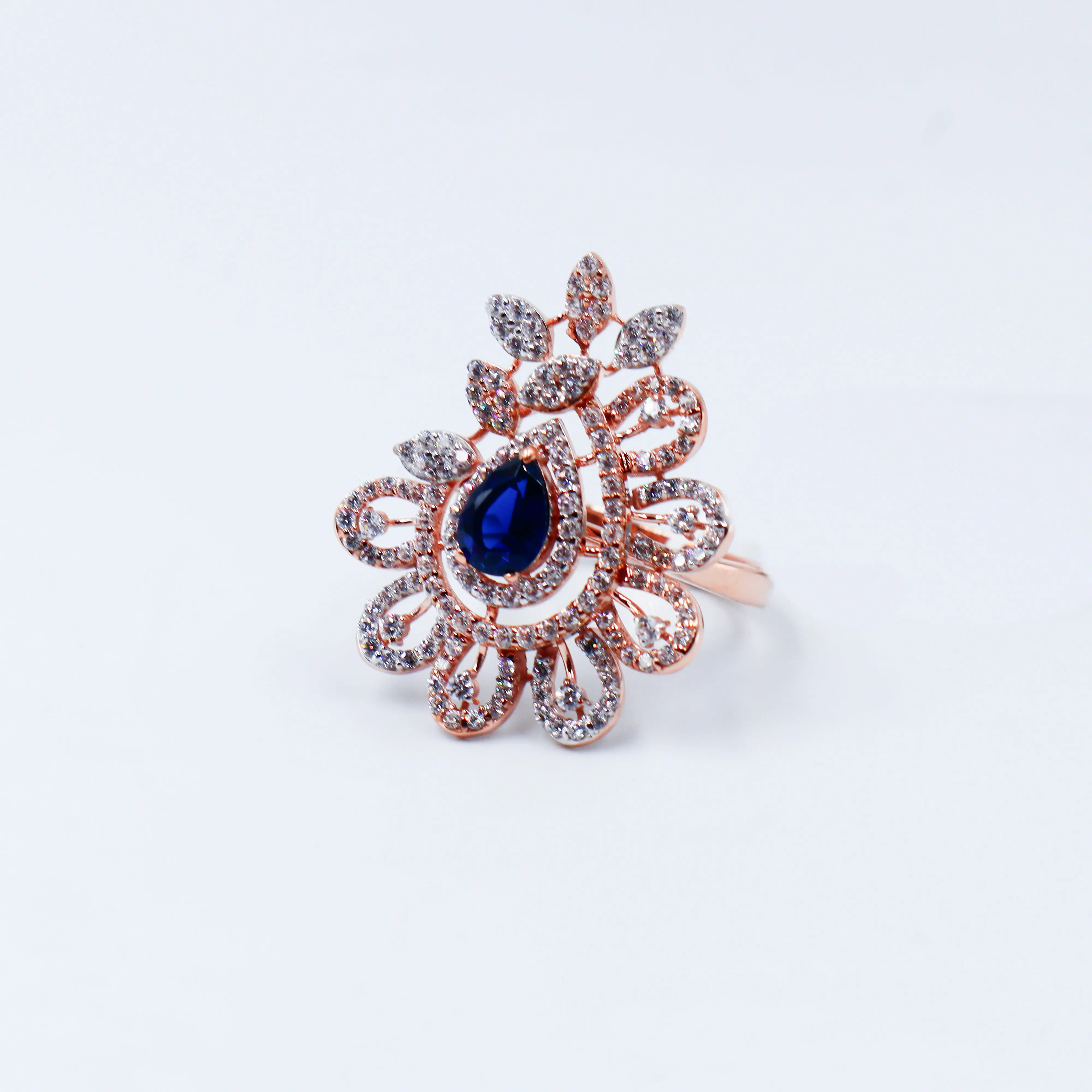 Rose Gold Ladies Ring