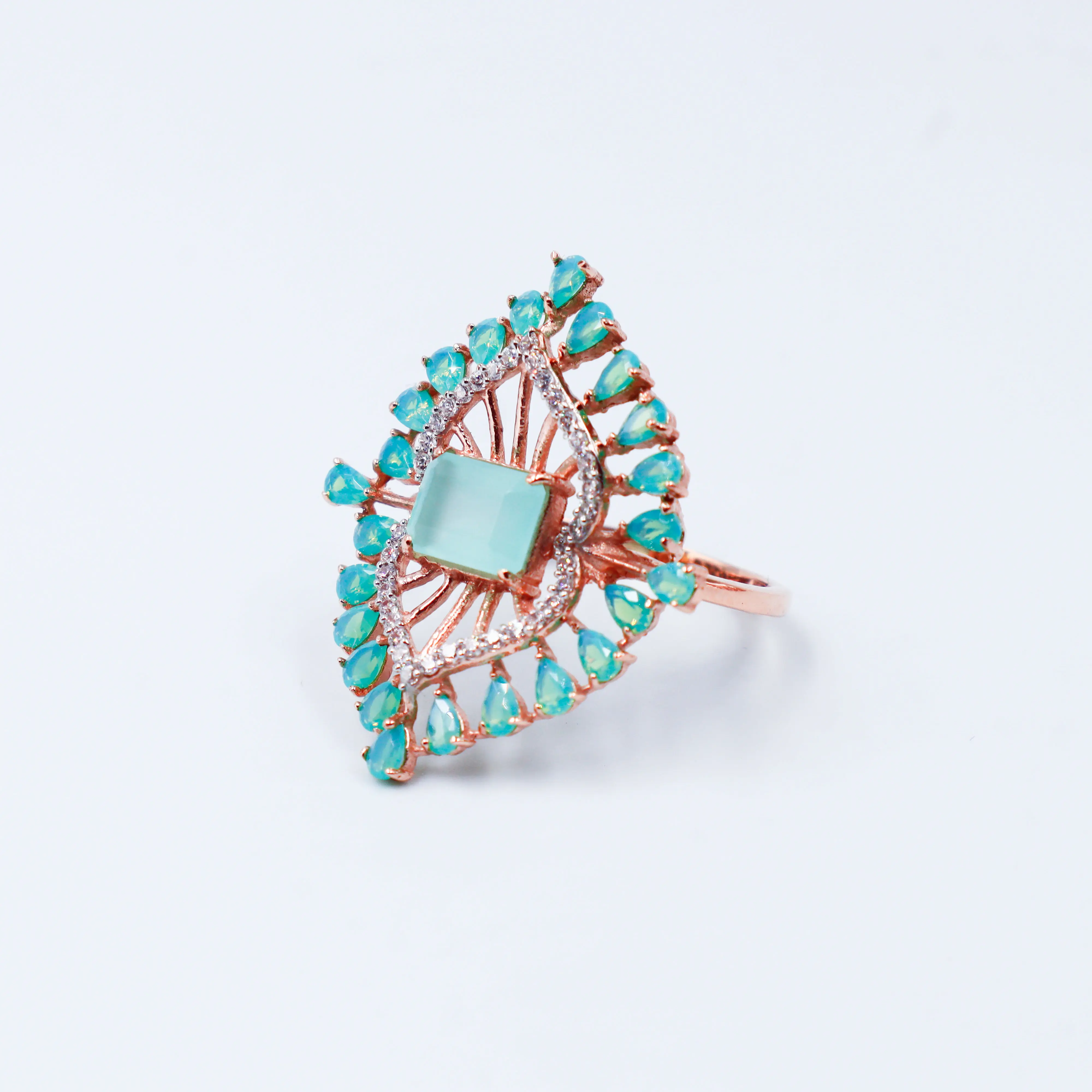 Rose Gold Ladies Ring