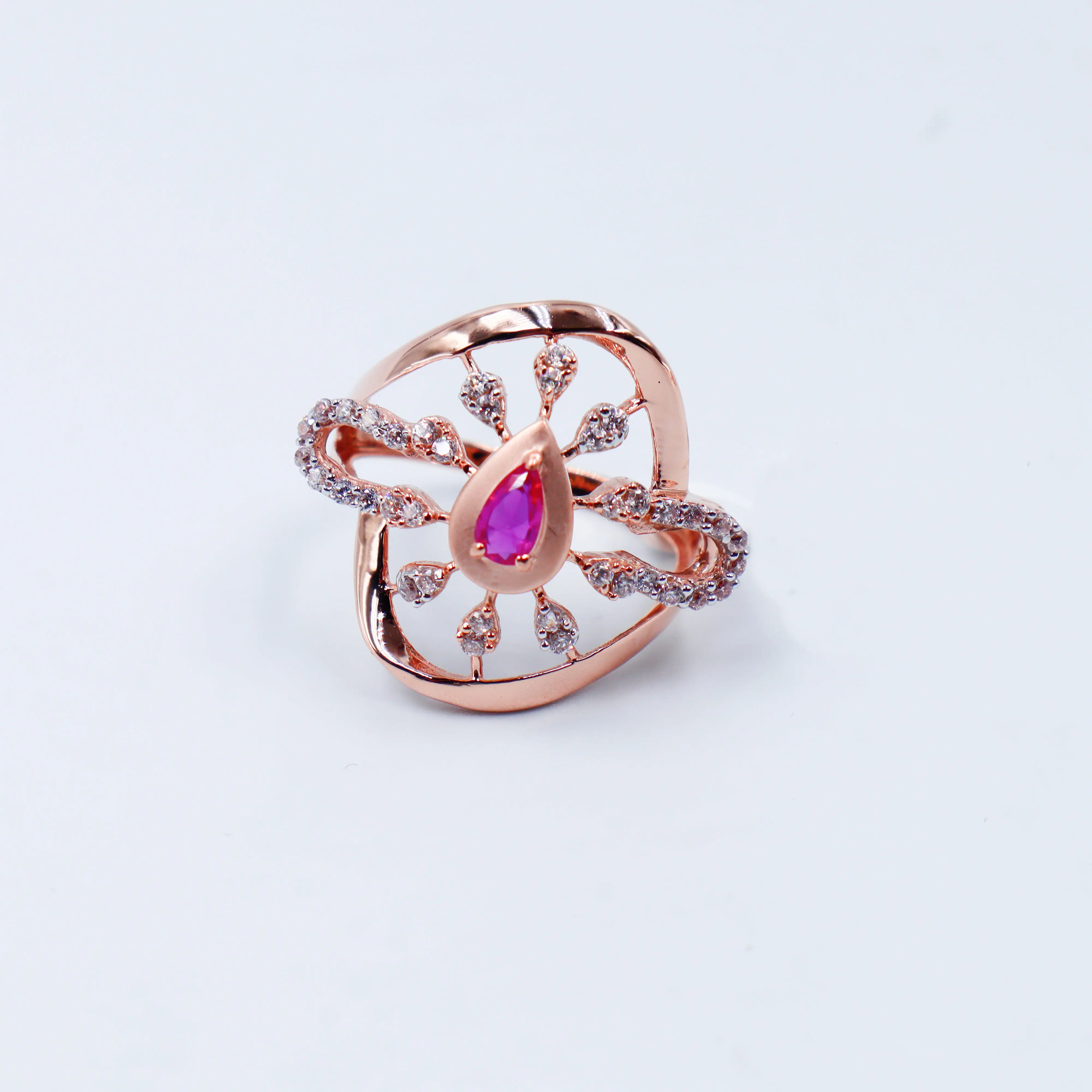 Rose Gold Ladies Ring