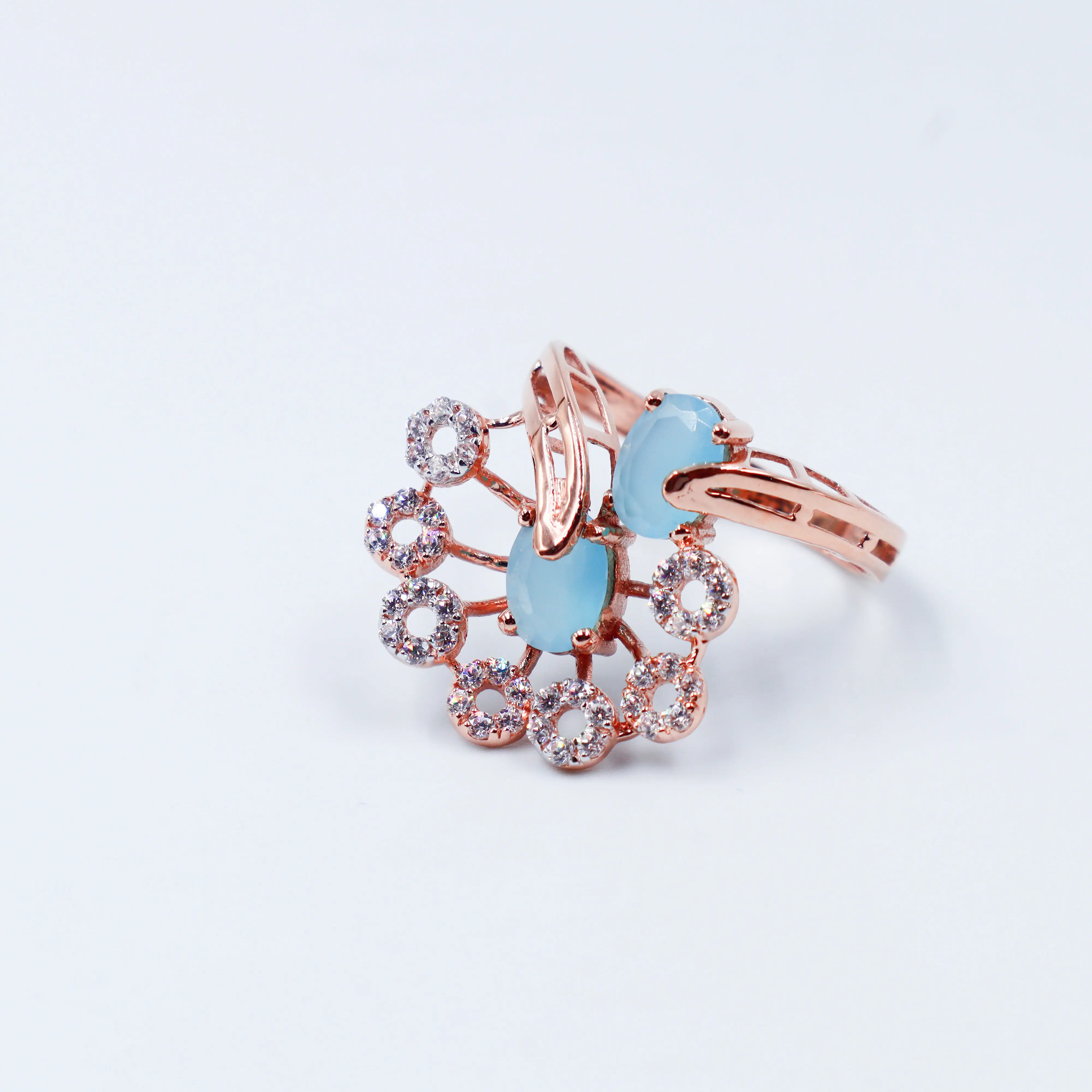 Rose Gold Ladies Ring