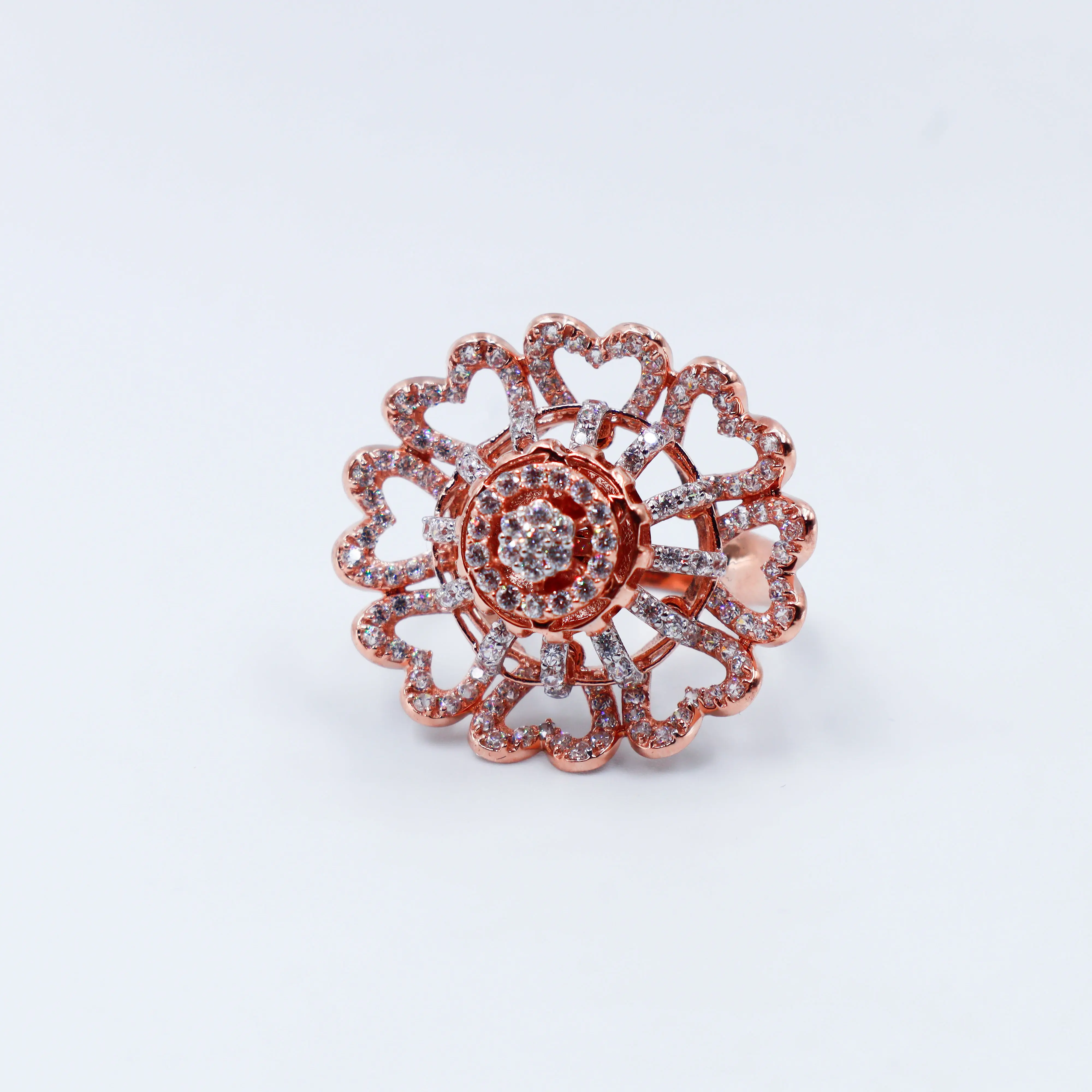 Rose Gold Ladies Ring