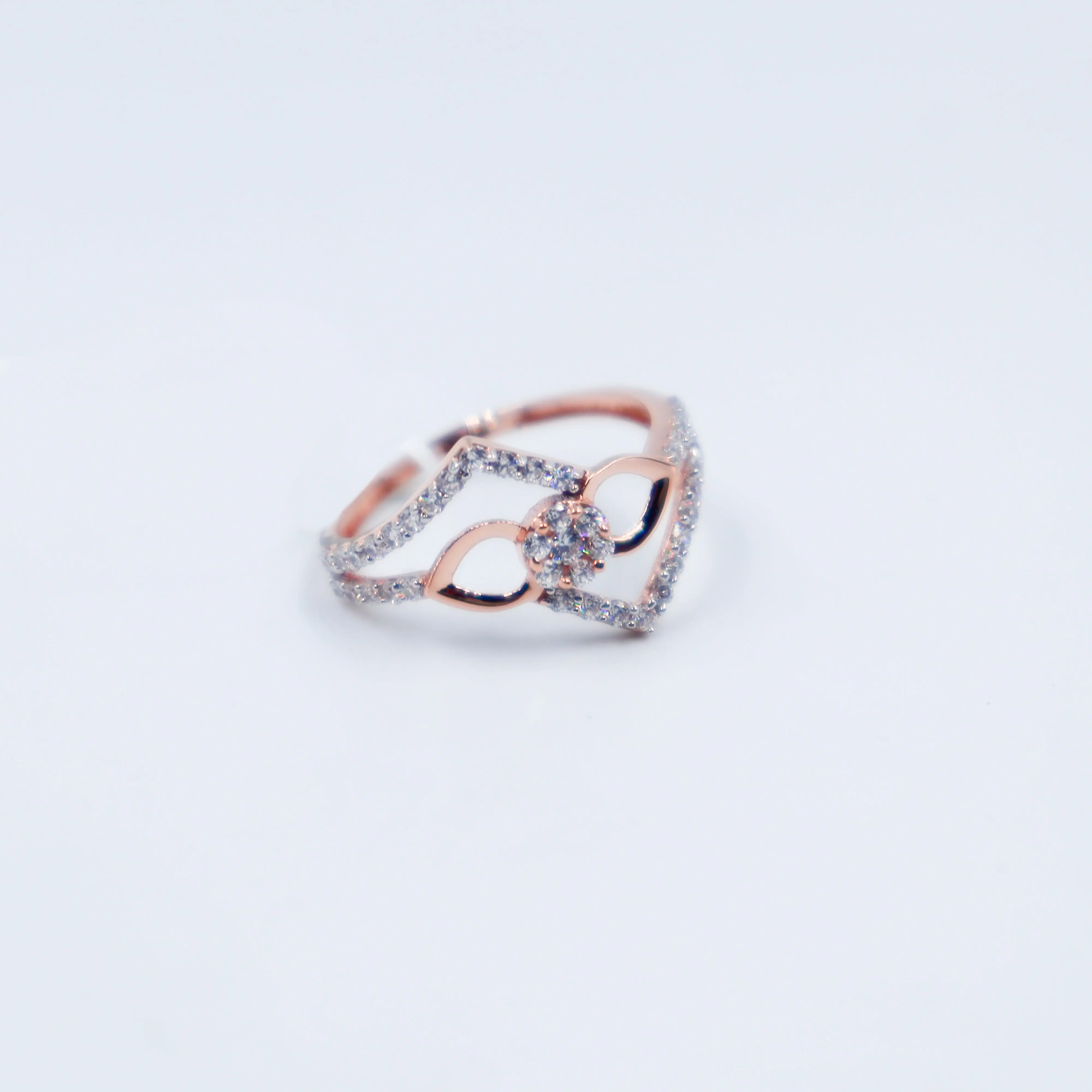 Rose Gold Ladies Ring