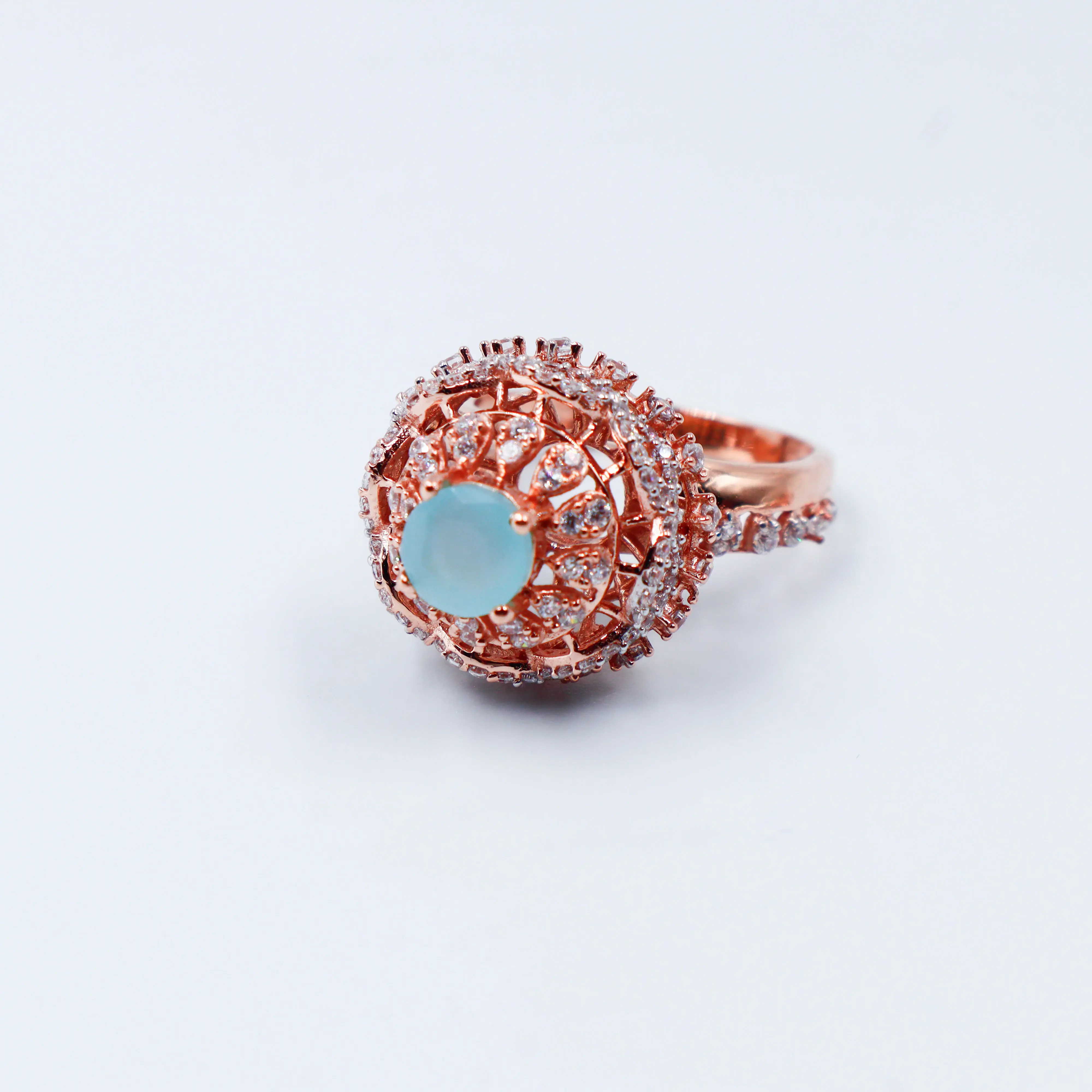 Rose Gold Ladies Ring