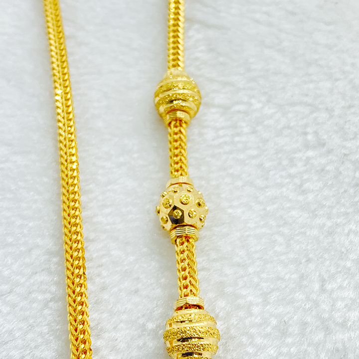 Fancy Plain Side Cutting Gundu Tali Chain Gj0230