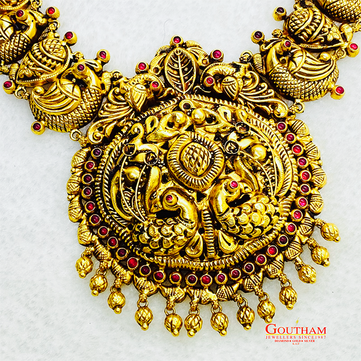 Fancy Antique Oxidised Exclusive Haaram Gj0274