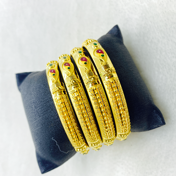 Fancy Enamel Koorgi Bangle Gj0113