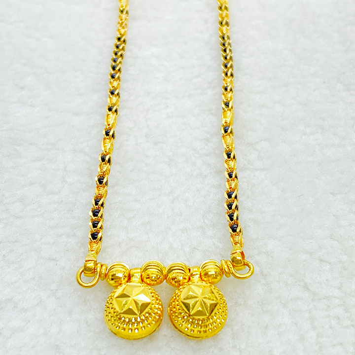 Fancy Blackbeeds Short Mangalsutra Gj0194