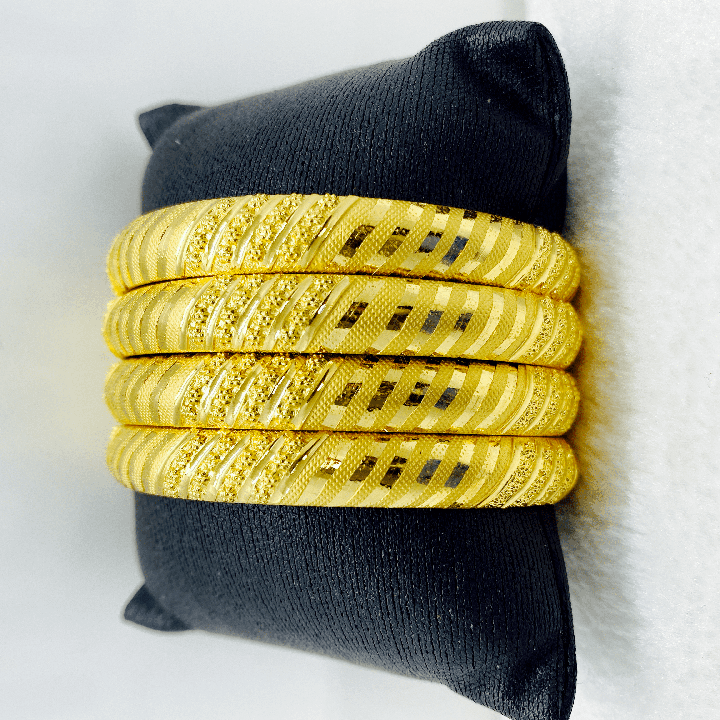 Fancy Self Design Coorgi Bangles Gj0115