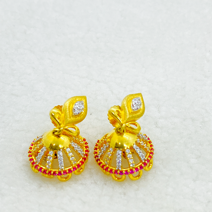 Fancy Cz Stone Casting Jumkas