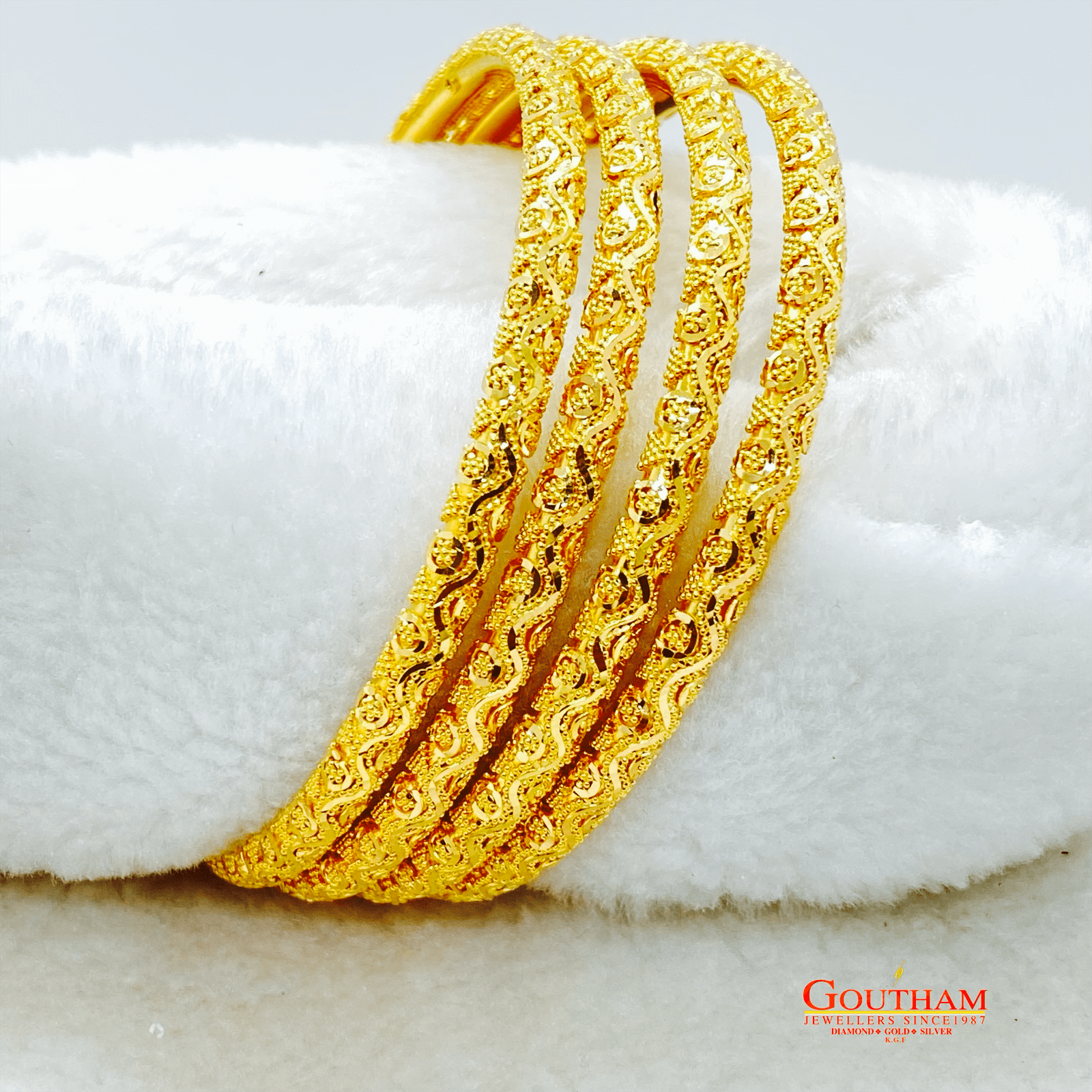 Fancy Bengali Pipe Plain Bangle Gj0263